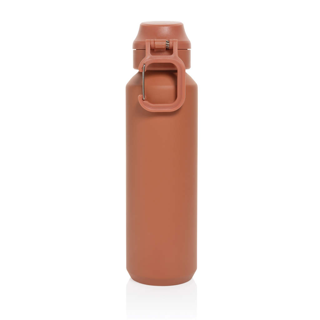 Botella deportiva Via RCS Re-steel con tapa bloqueable 600ML