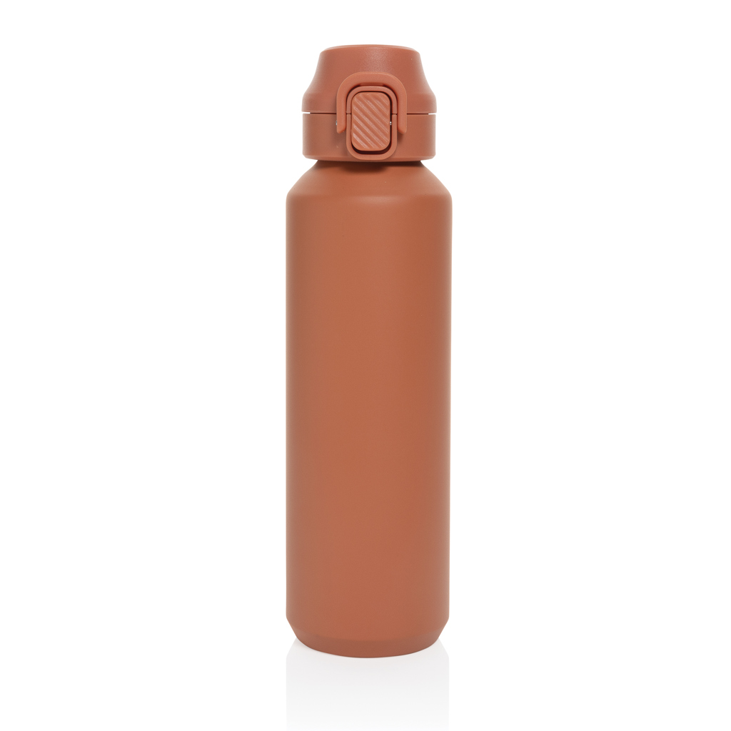Botella deportiva Via RCS Re-steel con tapa bloqueable 600ML