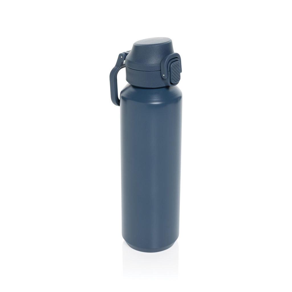 Botella deportiva Via RCS Re-steel con tapa bloqueable 600ML
