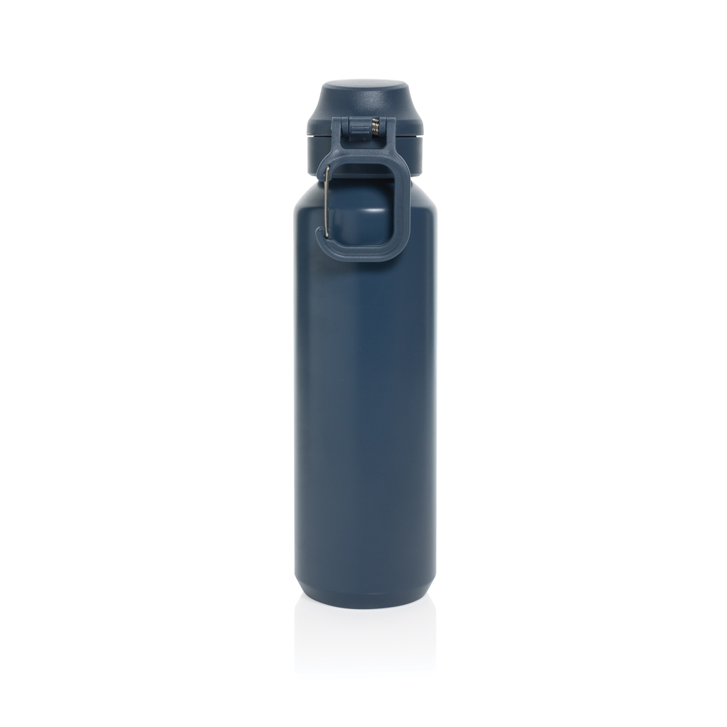 Botella deportiva Via RCS Re-steel con tapa bloqueable 600ML