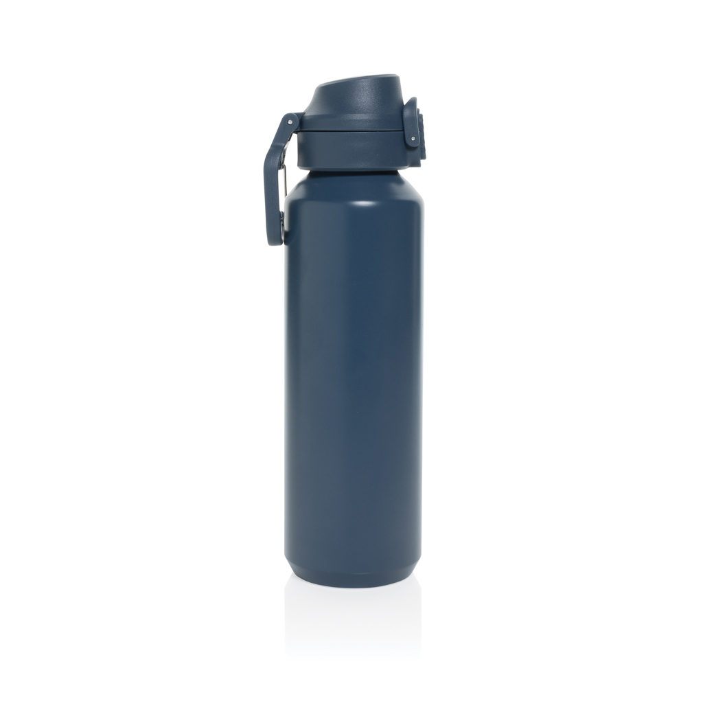 Botella deportiva Via RCS Re-steel con tapa bloqueable 600ML