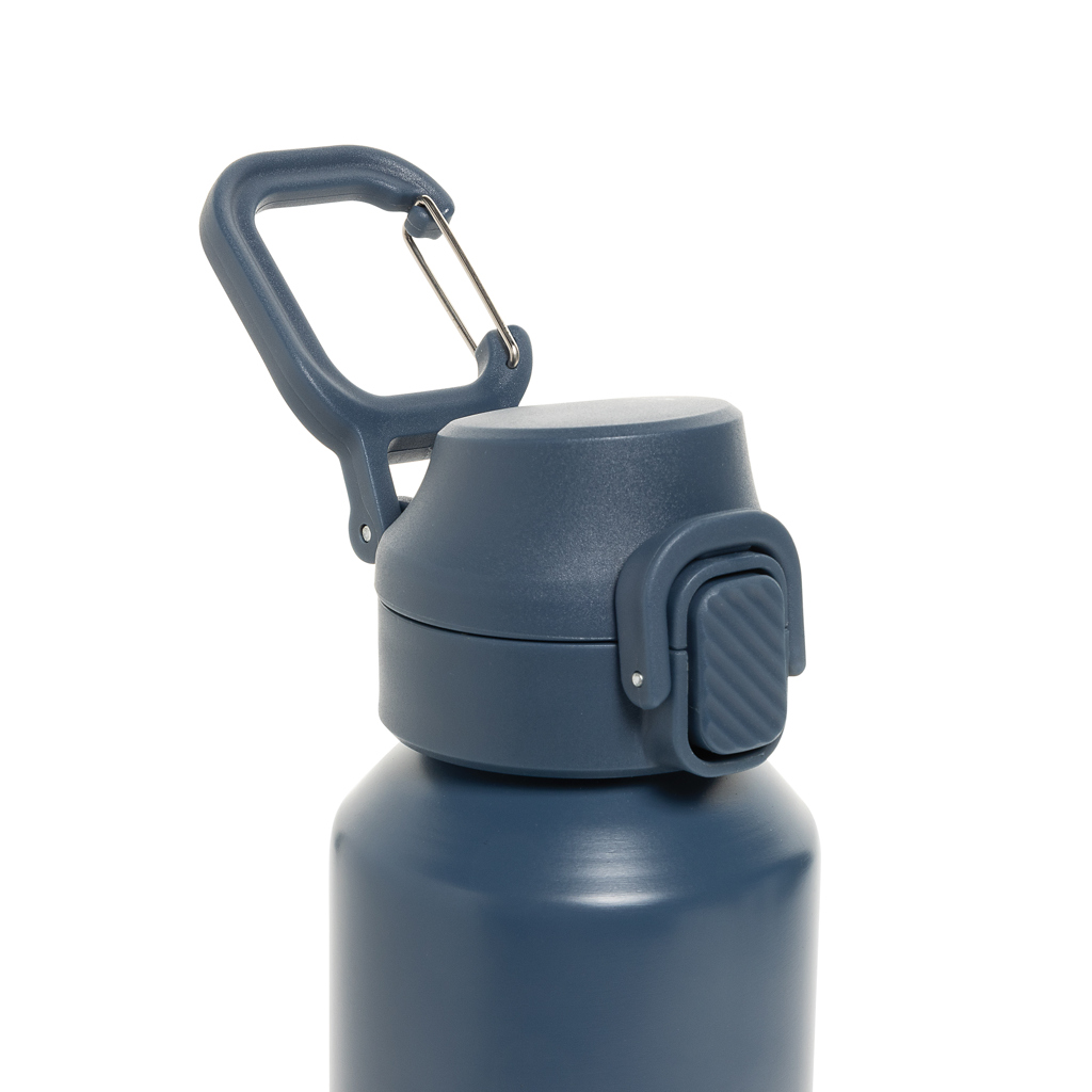 Botella deportiva Via RCS Re-steel con tapa bloqueable 600ML