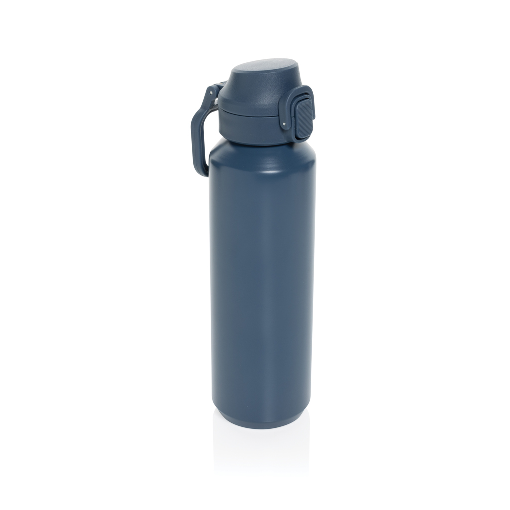 Botella deportiva Via RCS Re-steel con tapa bloqueable 600ML