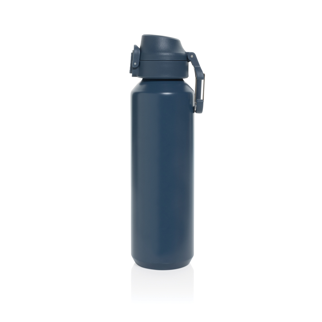 Botella deportiva Via RCS Re-steel con tapa bloqueable 600ML