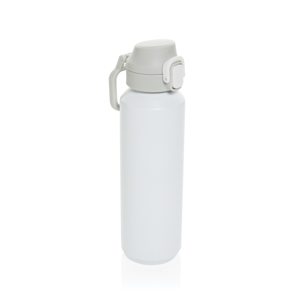 Botella deportiva Via RCS Re-steel con tapa bloqueable 600ML