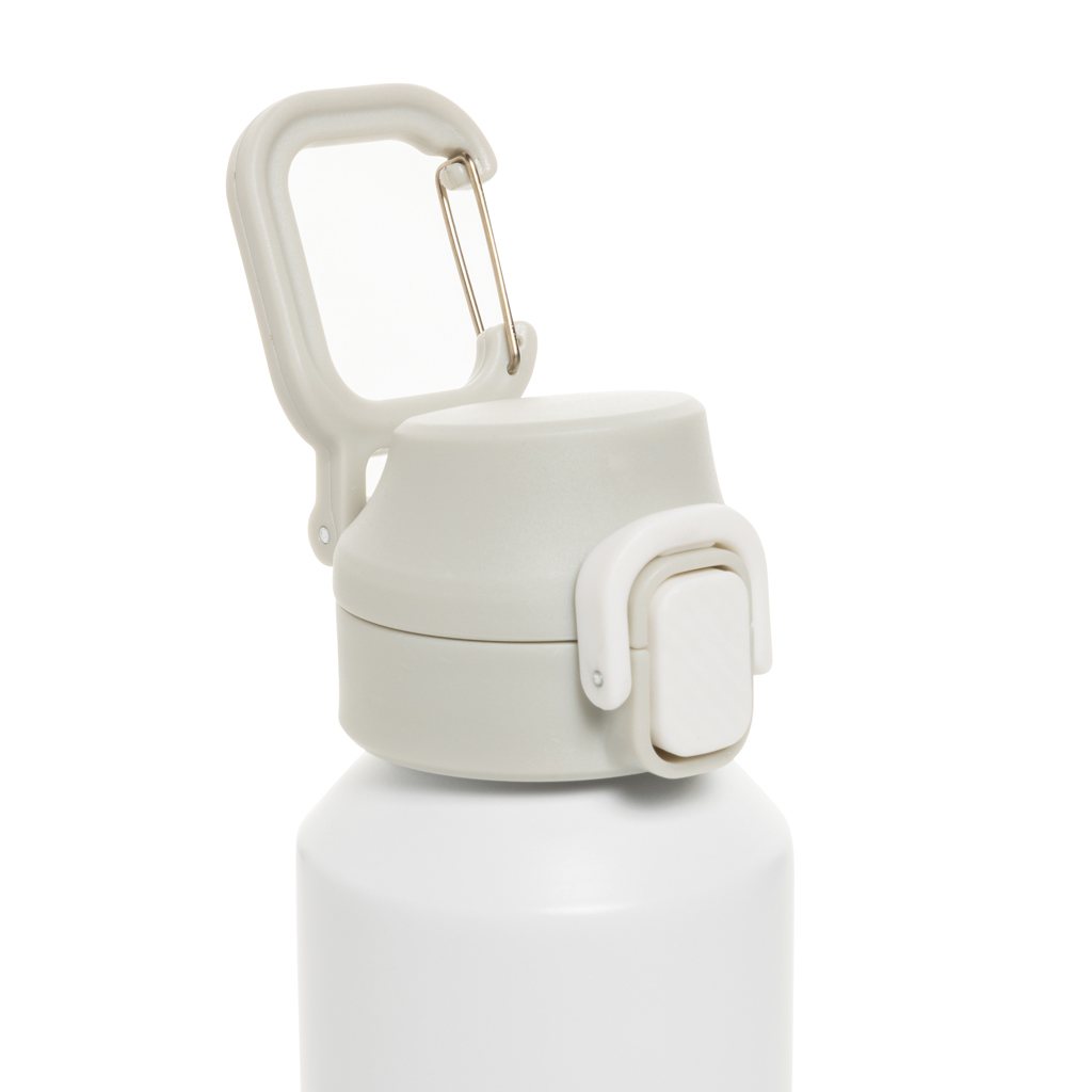 Botella deportiva Via RCS Re-steel con tapa bloqueable 600ML