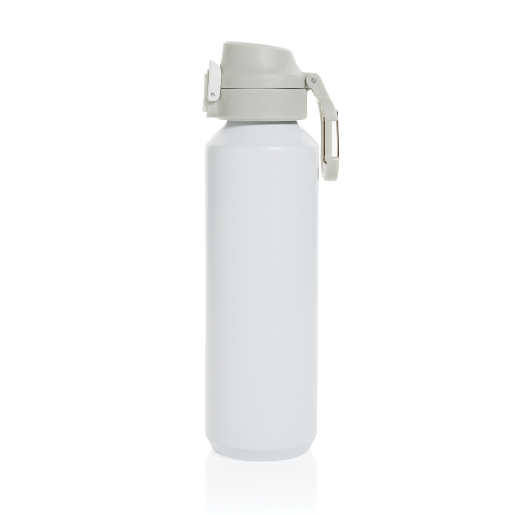 Botella deportiva Via RCS Re-steel con tapa bloqueable 600ML