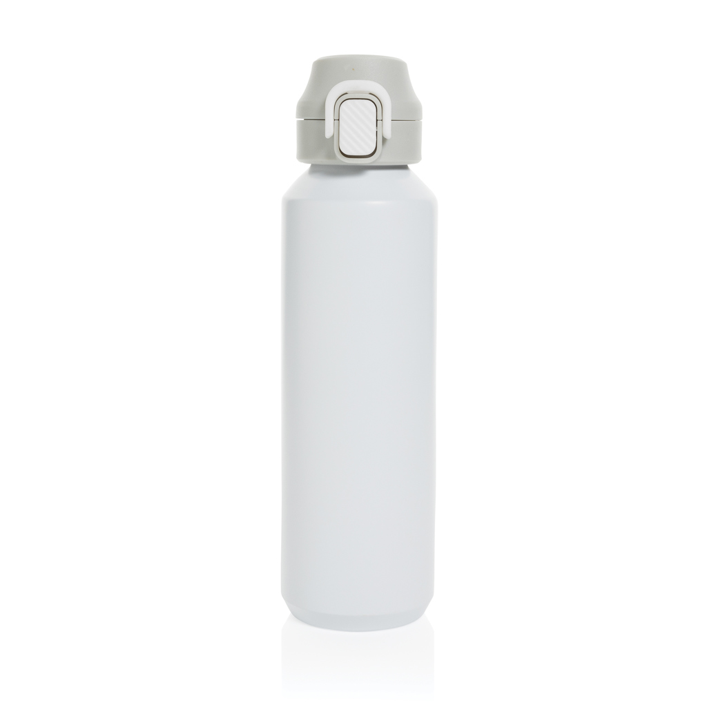 Botella deportiva Via RCS Re-steel con tapa bloqueable 600ML
