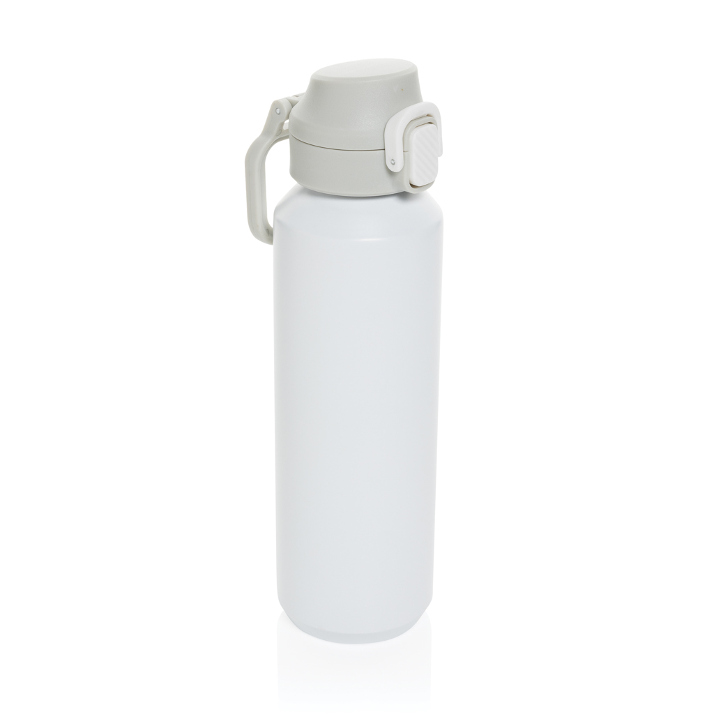 Botella deportiva Via RCS Re-steel con tapa bloqueable 600ML