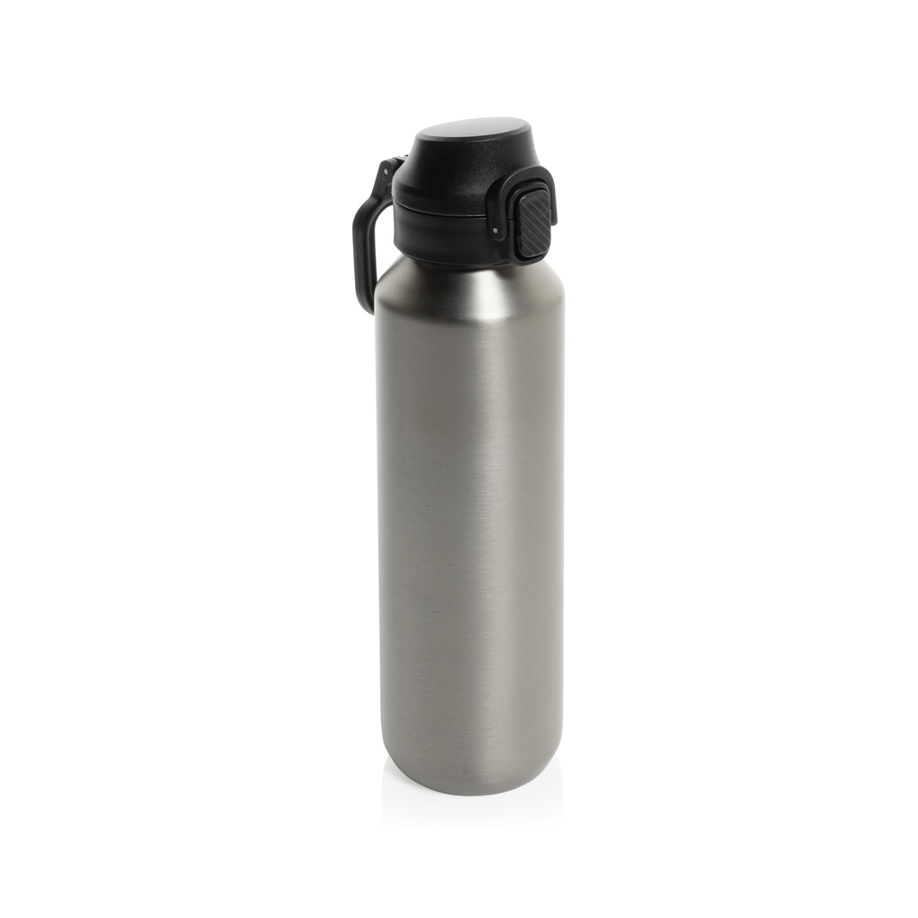 Botella deportiva Via RCS Re-steel con tapa bloqueable 600ML