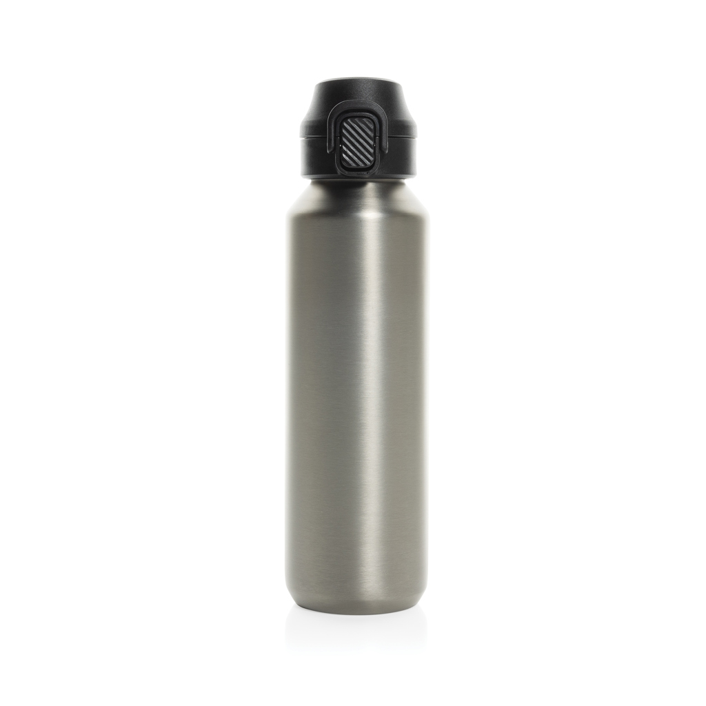 Botella deportiva Via RCS Re-steel con tapa bloqueable 600ML