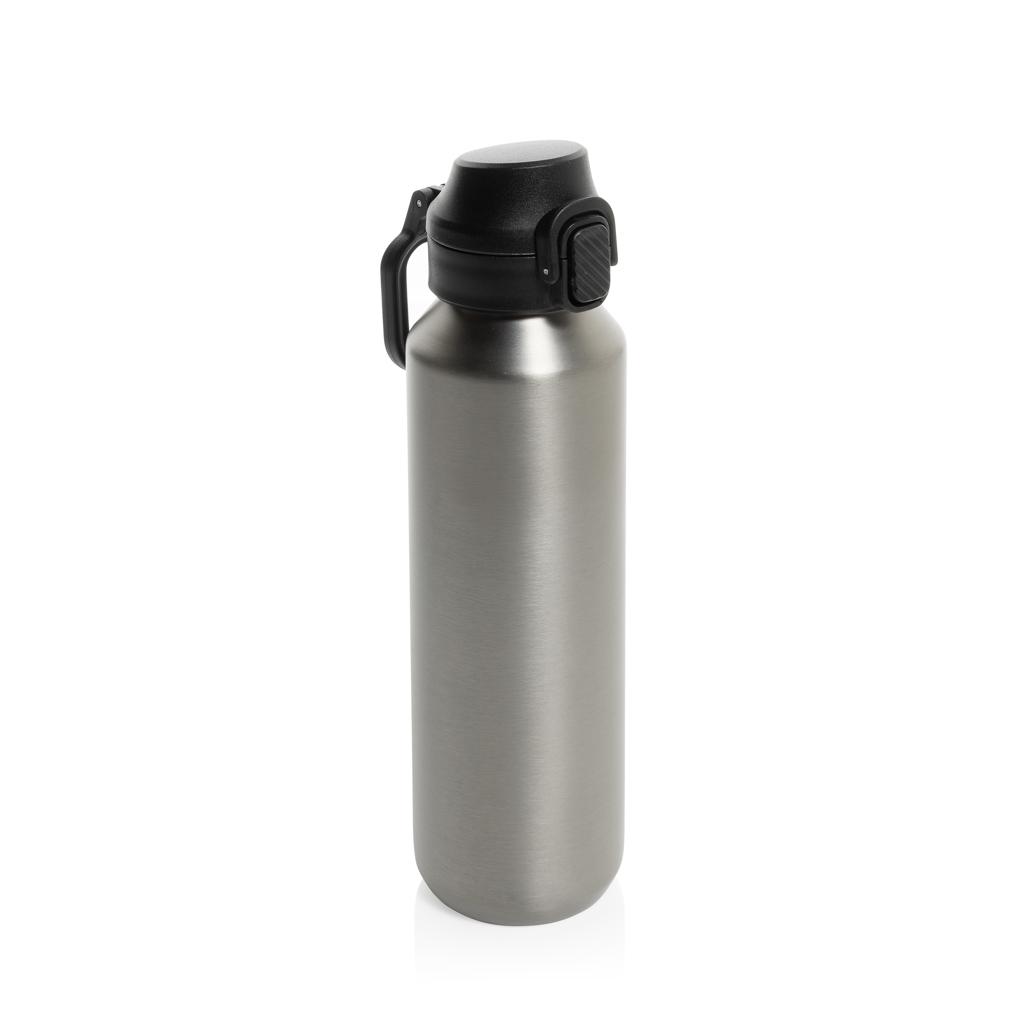 Botella deportiva Via RCS Re-steel con tapa bloqueable 600ML