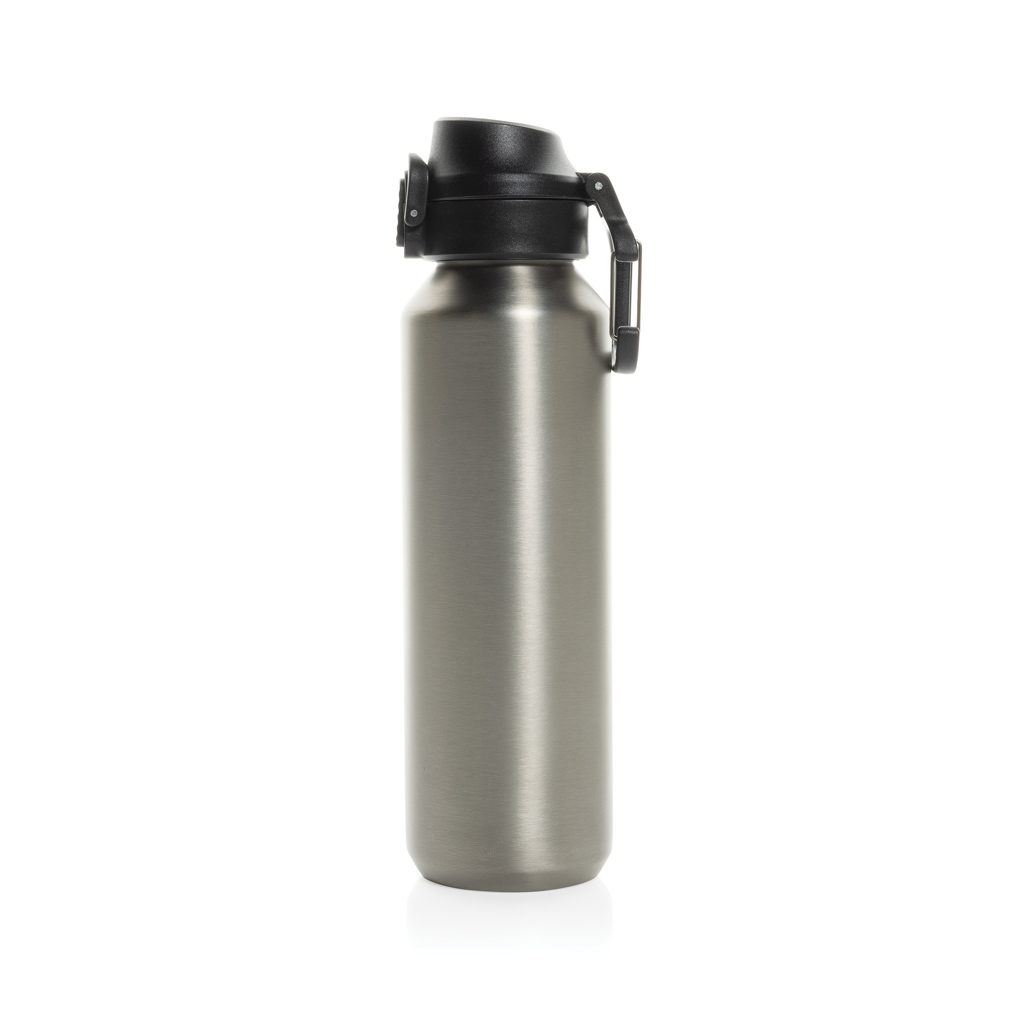 Botella deportiva Via RCS Re-steel con tapa bloqueable 600ML