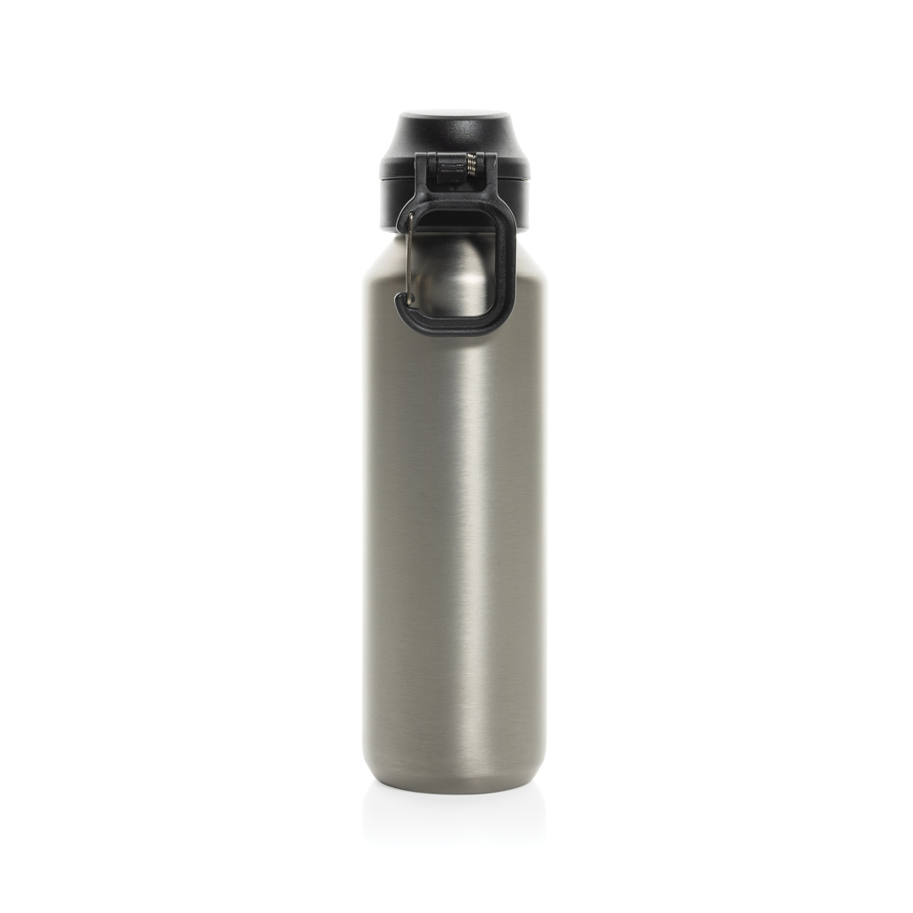 Botella deportiva Via RCS Re-steel con tapa bloqueable 600ML
