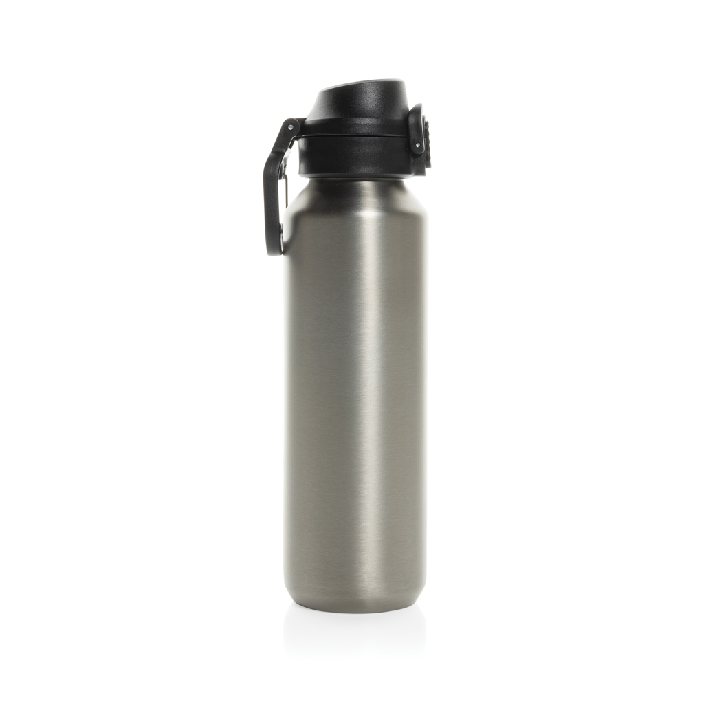 Botella deportiva Via RCS Re-steel con tapa bloqueable 600ML