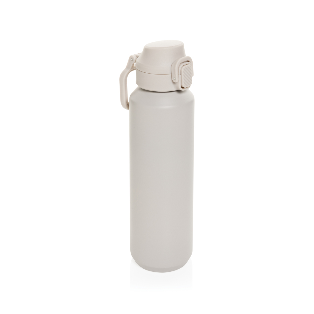 Botella deportiva Via RCS Re-steel con tapa bloqueable 600ML