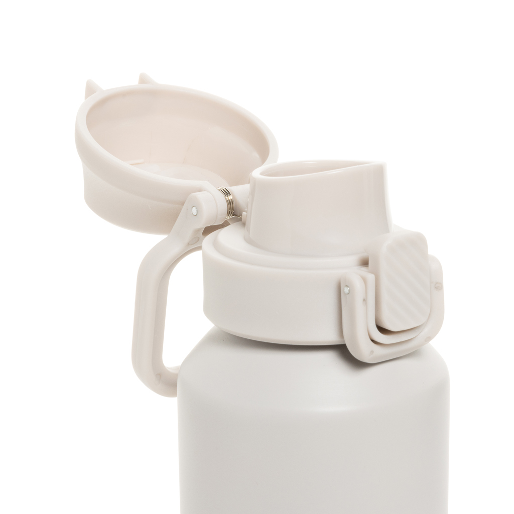 Botella deportiva Via RCS Re-steel con tapa bloqueable 600ML