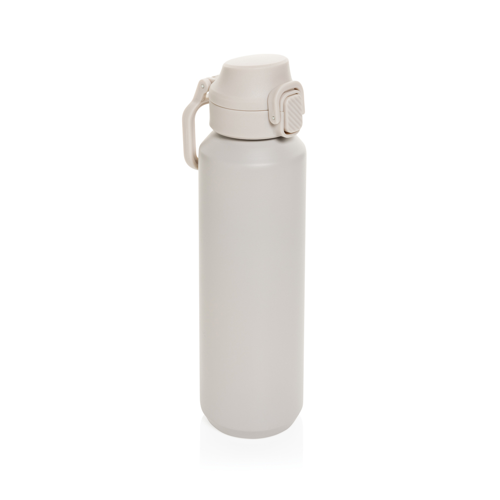 Botella deportiva Via RCS Re-steel con tapa bloqueable 600ML
