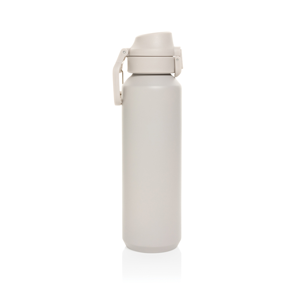 Botella deportiva Via RCS Re-steel con tapa bloqueable 600ML