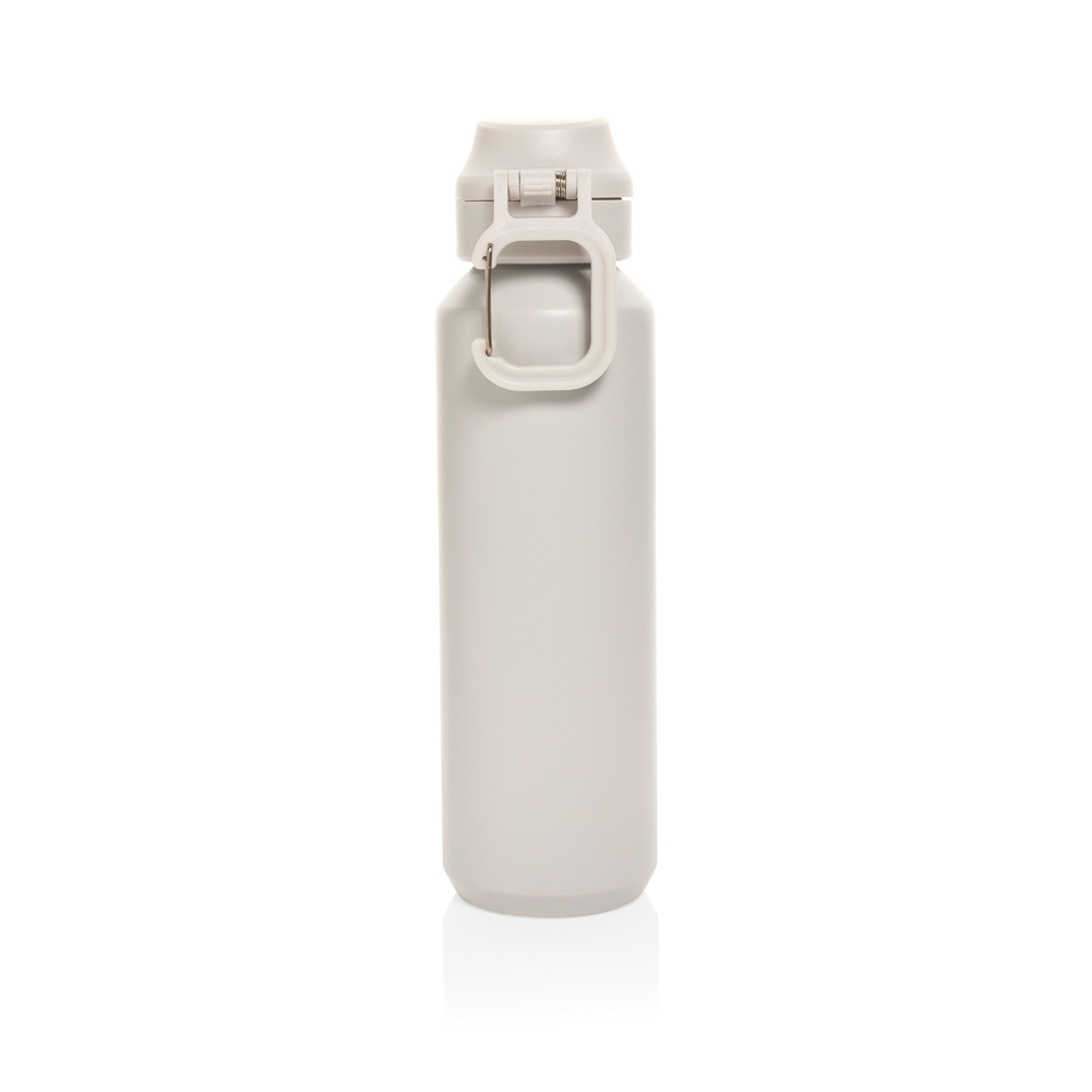 Botella deportiva Via RCS Re-steel con tapa bloqueable 600ML