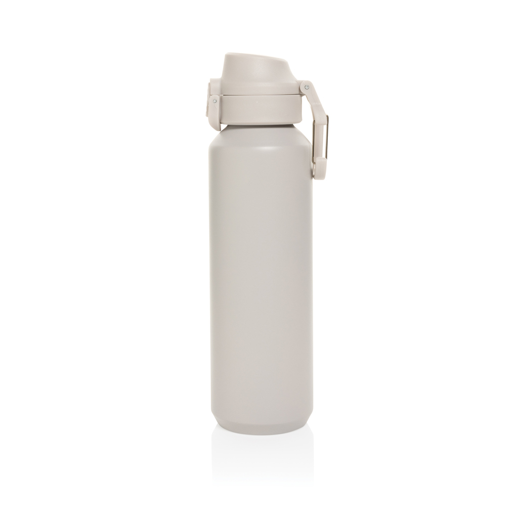 Botella deportiva Via RCS Re-steel con tapa bloqueable 600ML