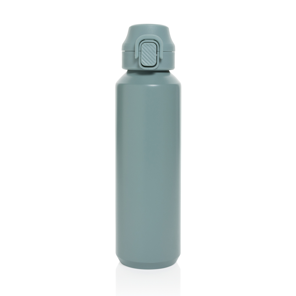 Botella deportiva Via RCS Re-steel con tapa bloqueable 600ML