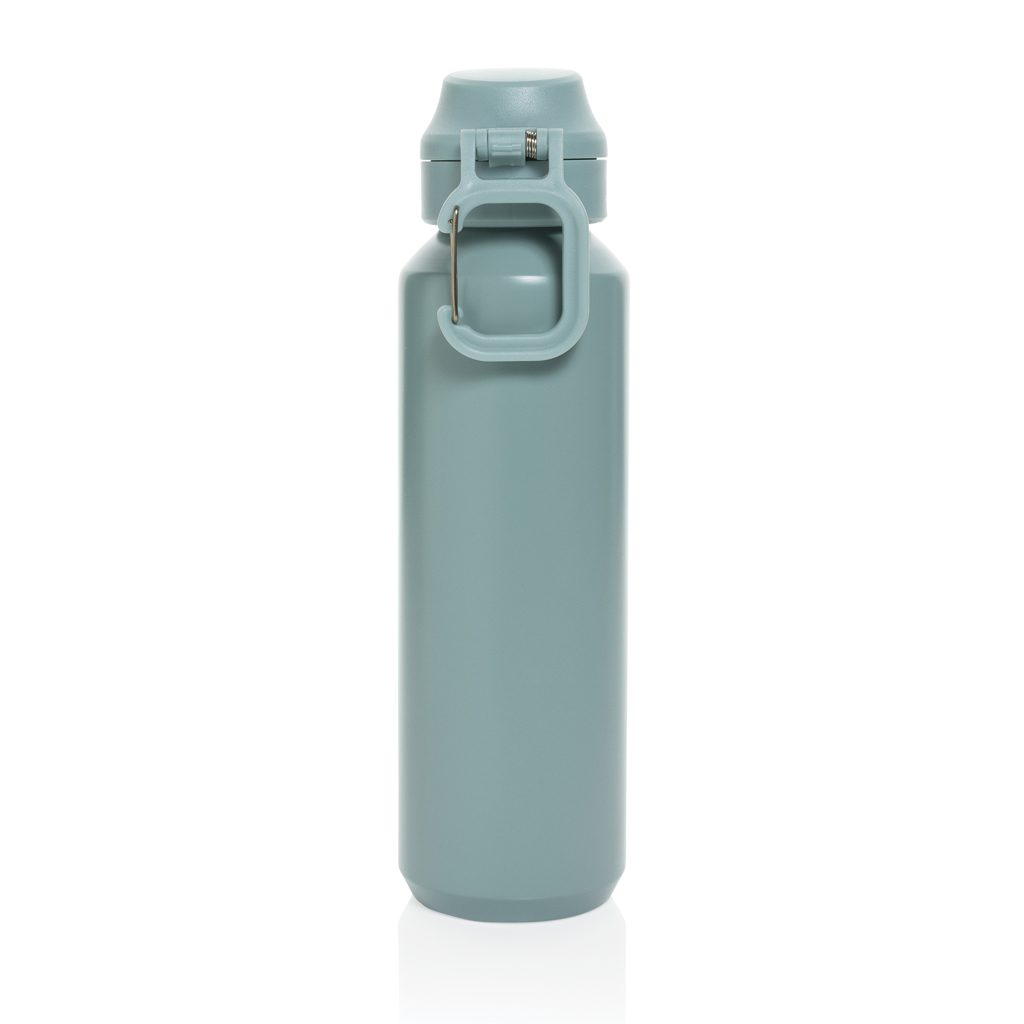 Botella deportiva Via RCS Re-steel con tapa bloqueable 600ML