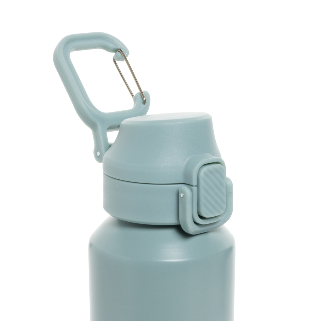 Botella deportiva Via RCS Re-steel con tapa bloqueable 600ML