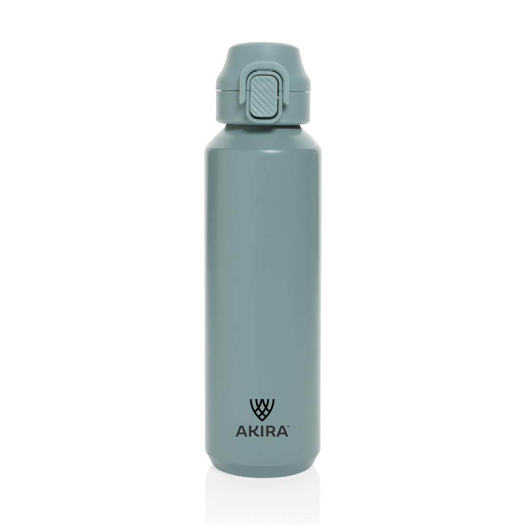 Botella deportiva Via RCS Re-steel con tapa bloqueable 600ML