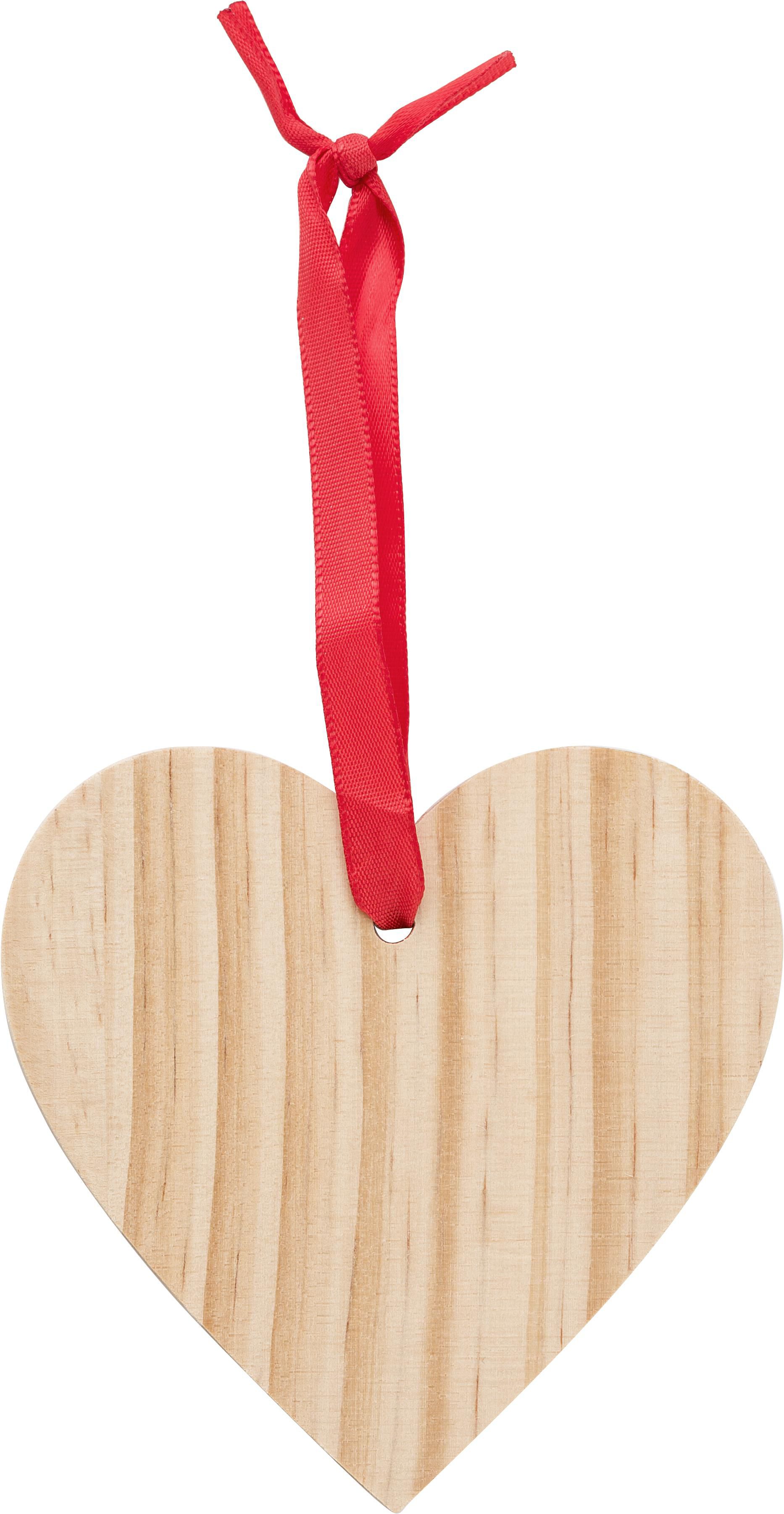 Adorno navideño de corazón de madera Einar