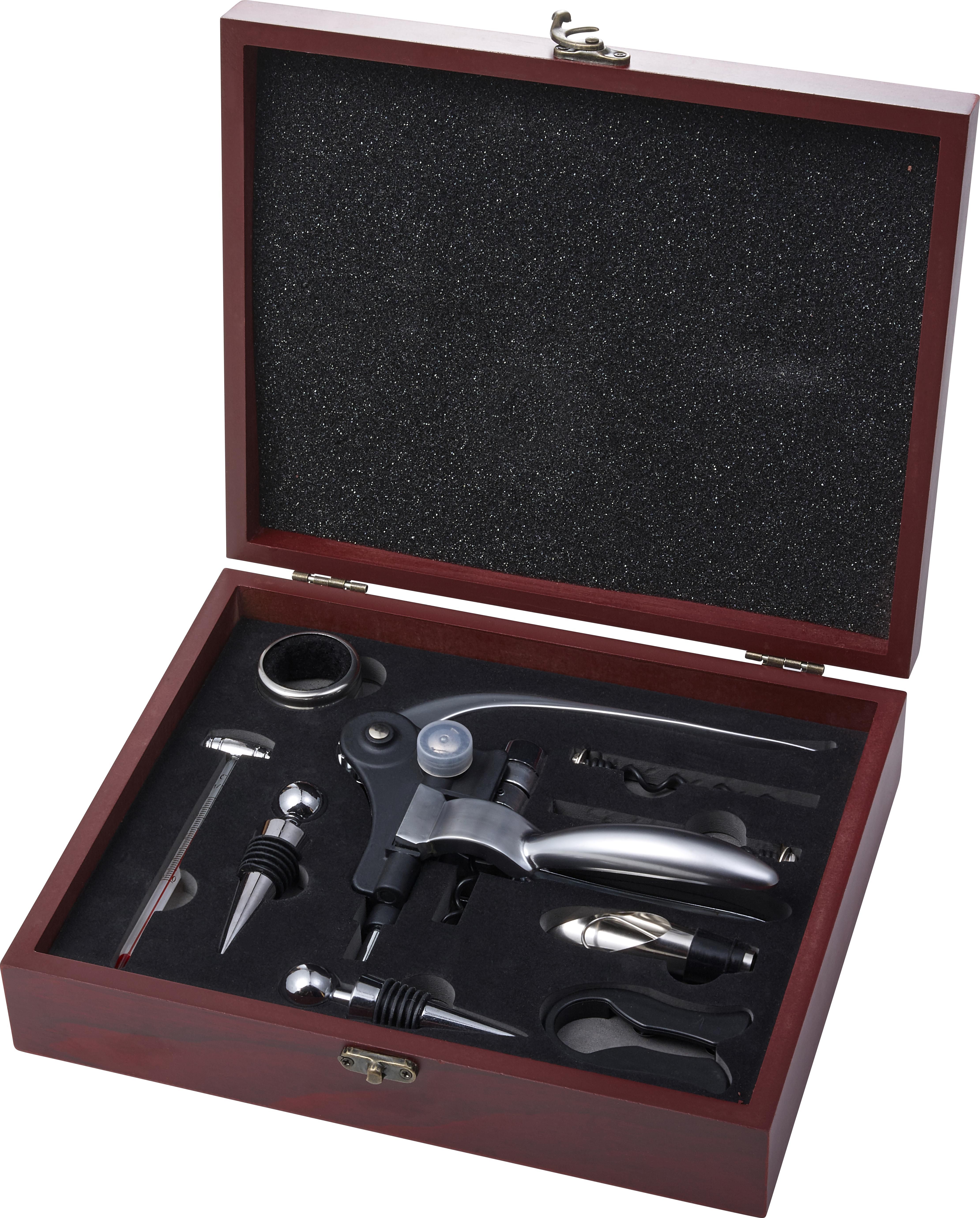Set de vino, de madera Emil