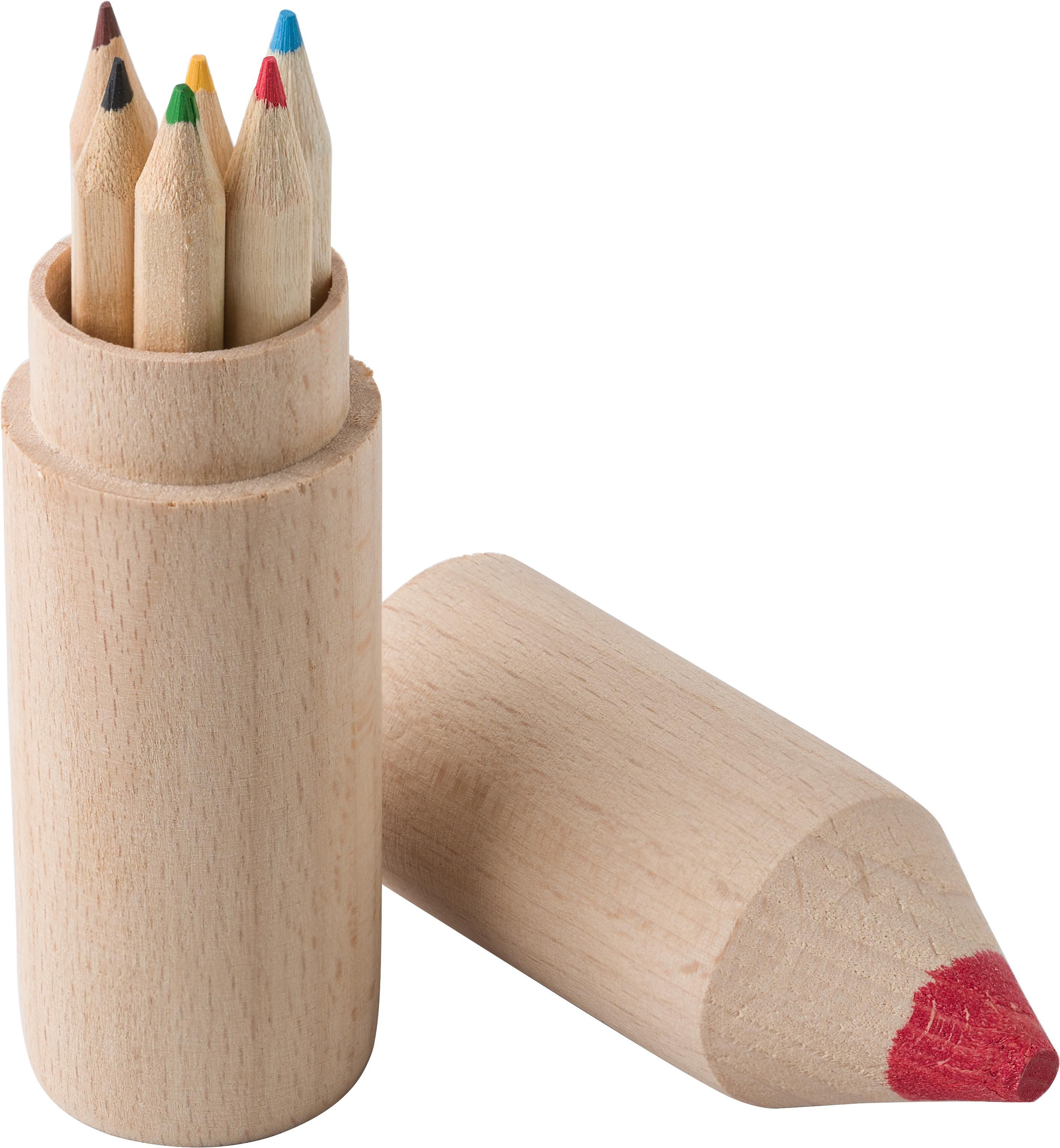 Estuche de madera con lápices Francis