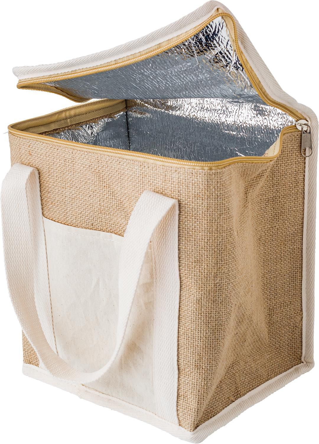 Bolsa nevera de yute Raveena