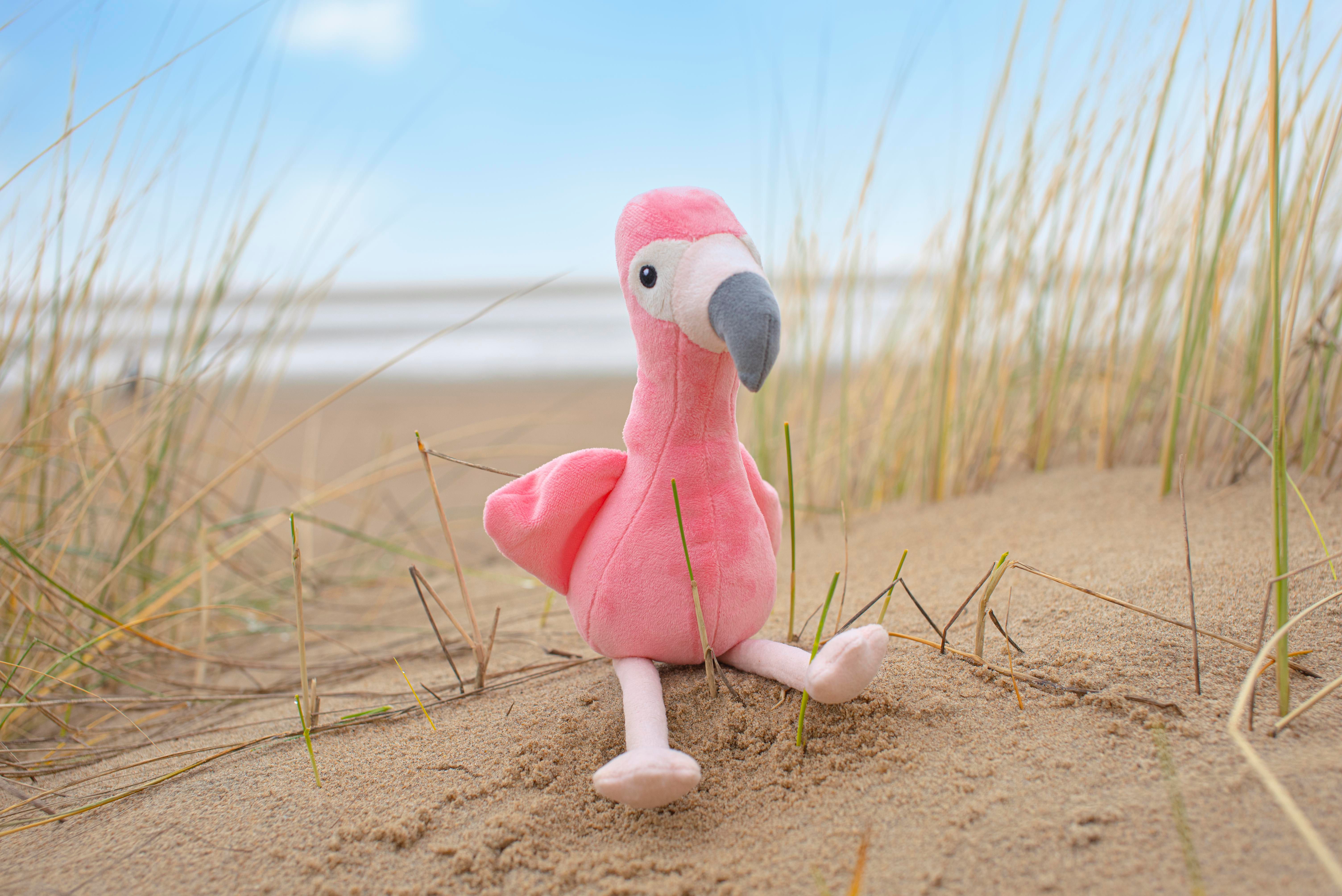 Flamenco de peluche Alicia
