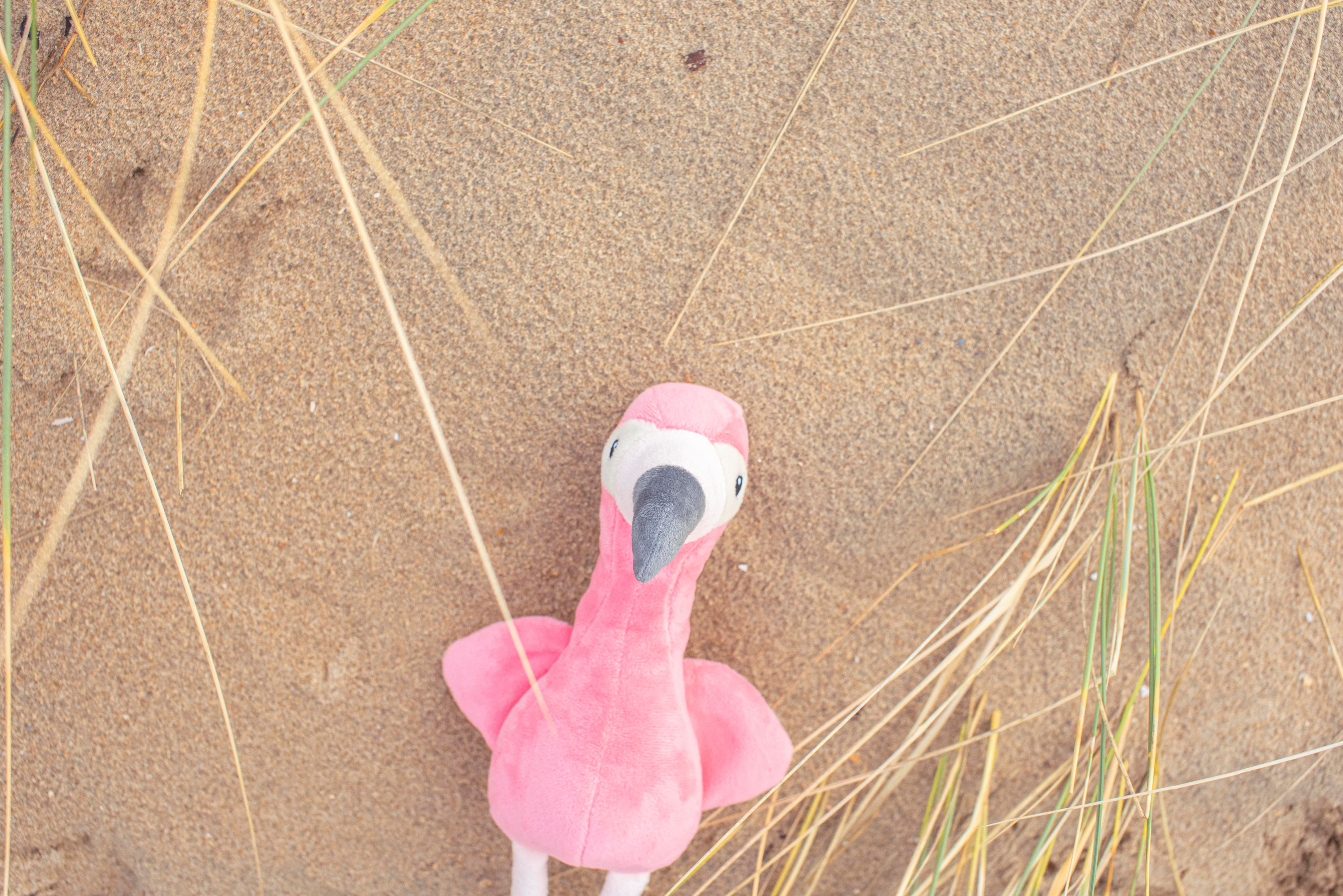 Plush flamingo Alicia