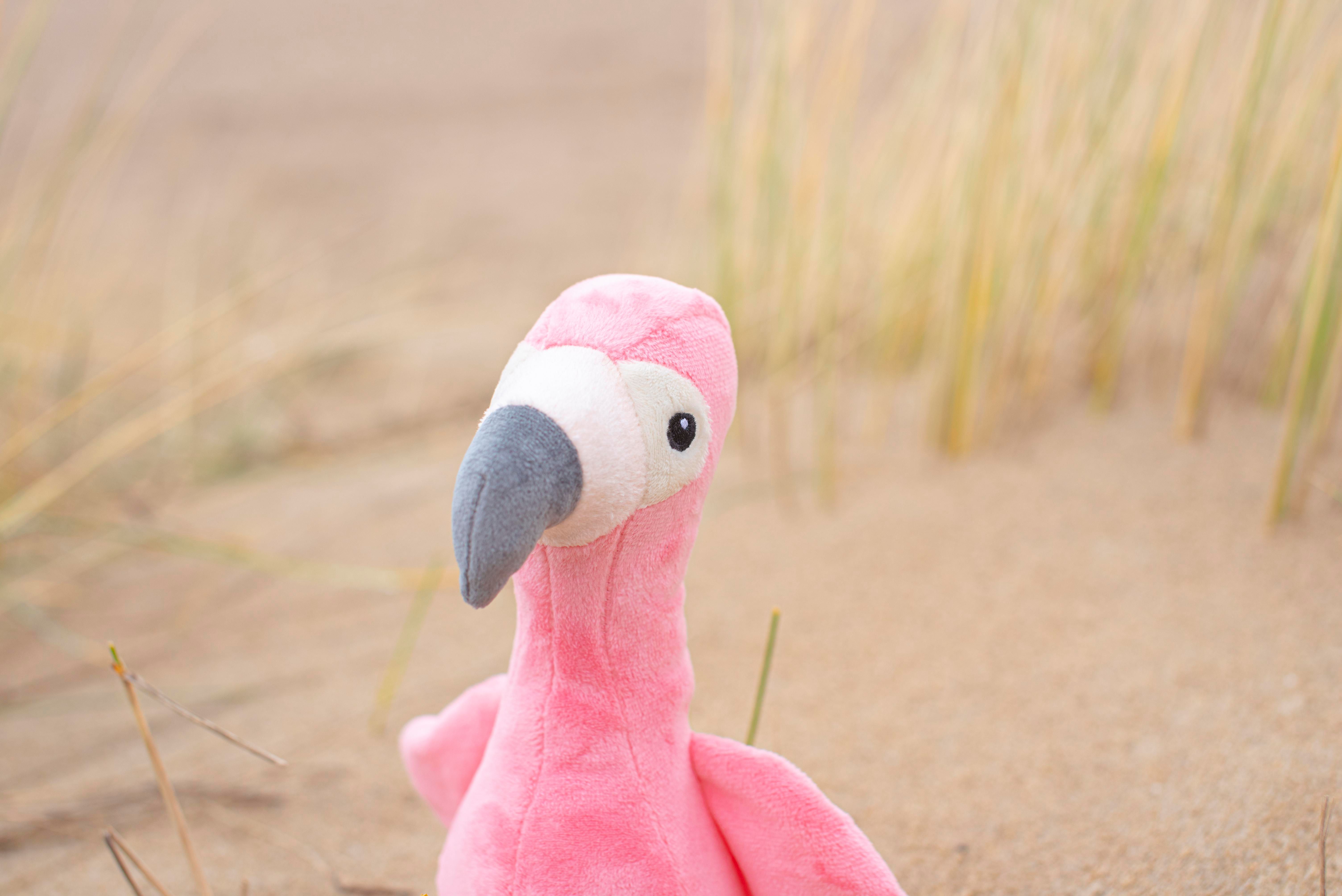 Plush flamingo Alicia