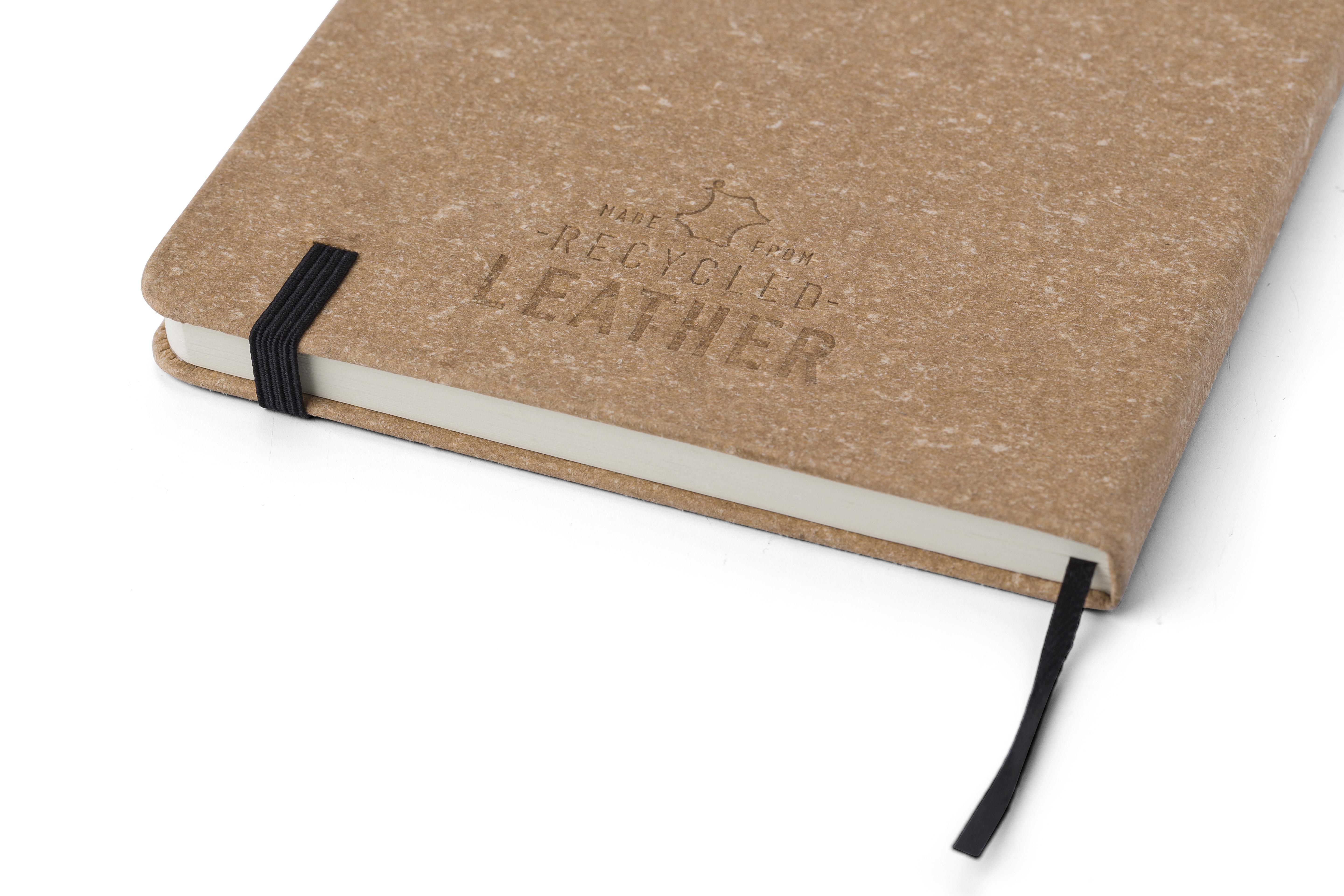 Cuaderno de cuero reciclado Gianna