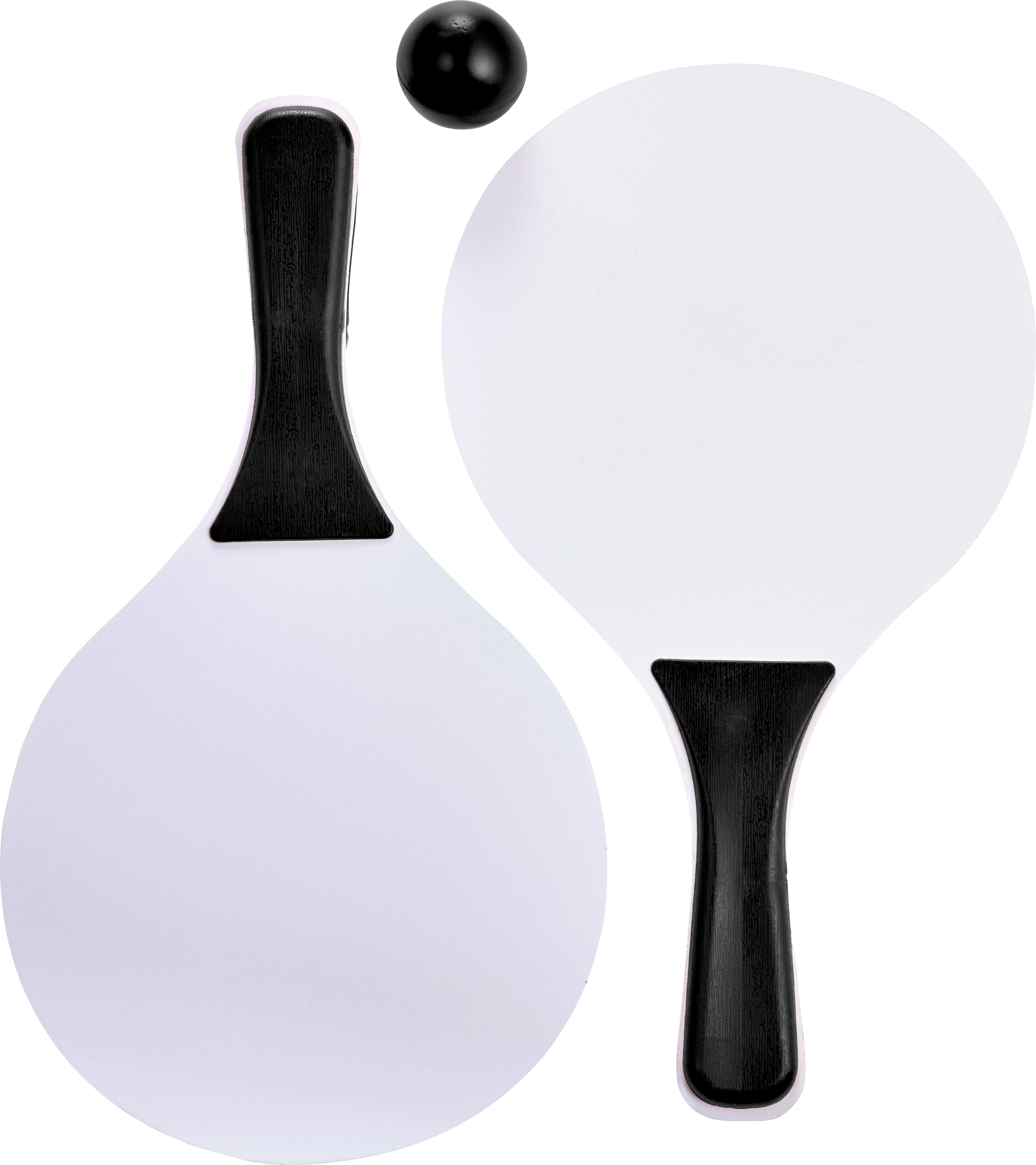 Set de palas de madera y pelota Eliza