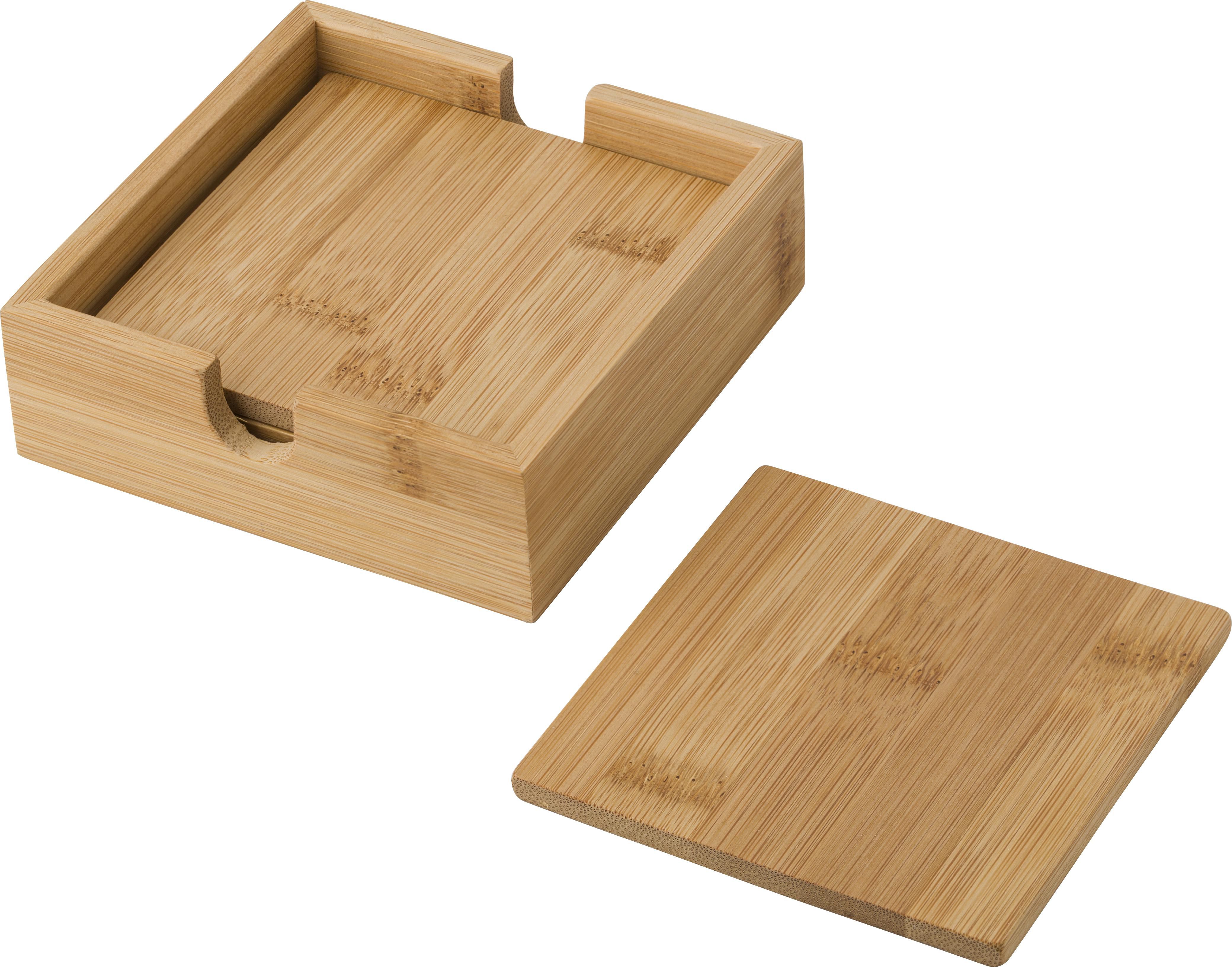 Set de posavasos de bambú Archer