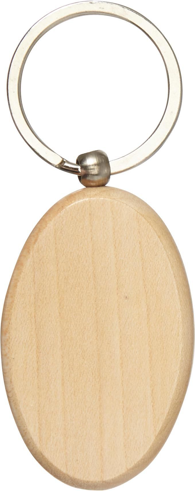 Llavero oval de madera Katherine