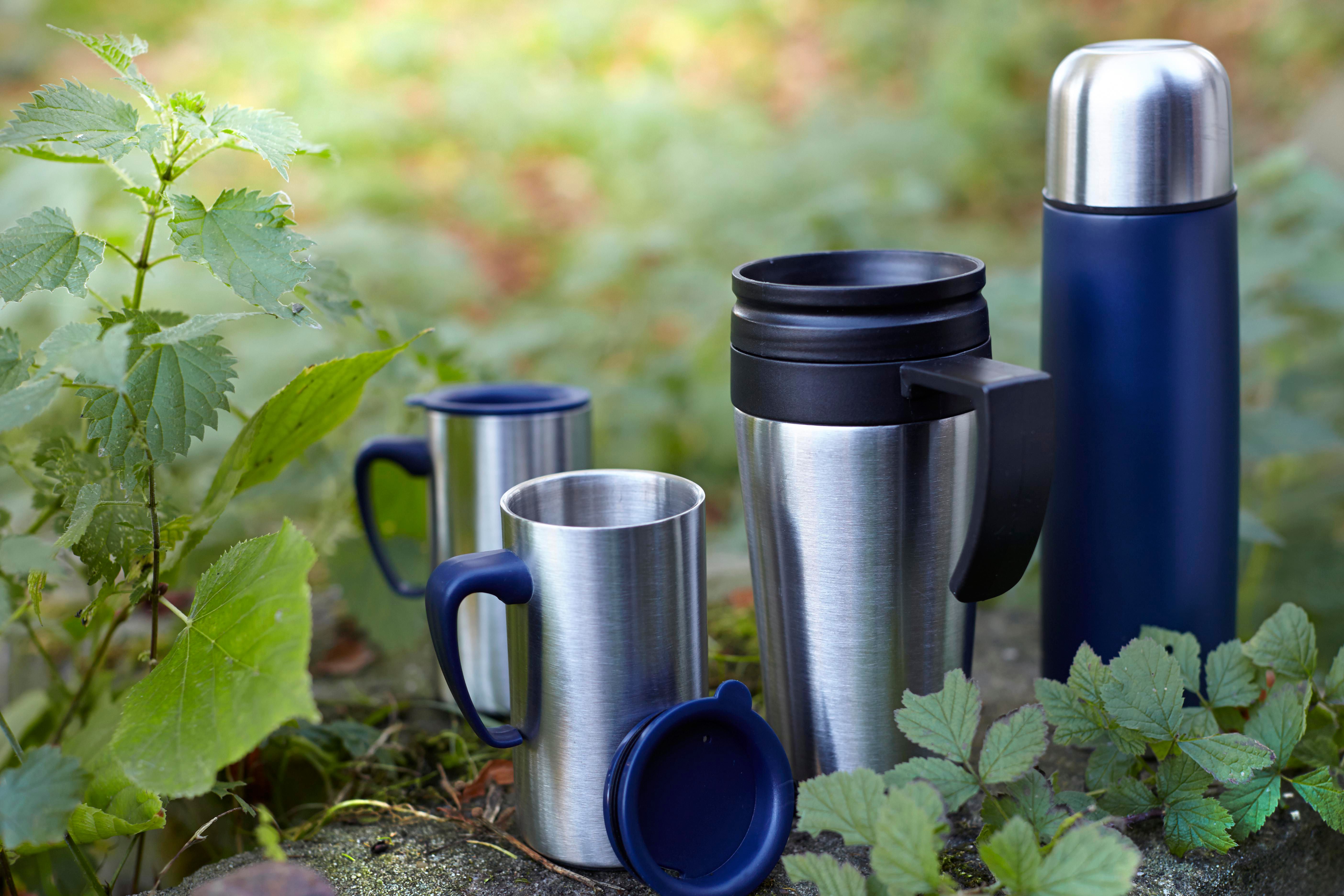 Taza termo de acero inox. Dev