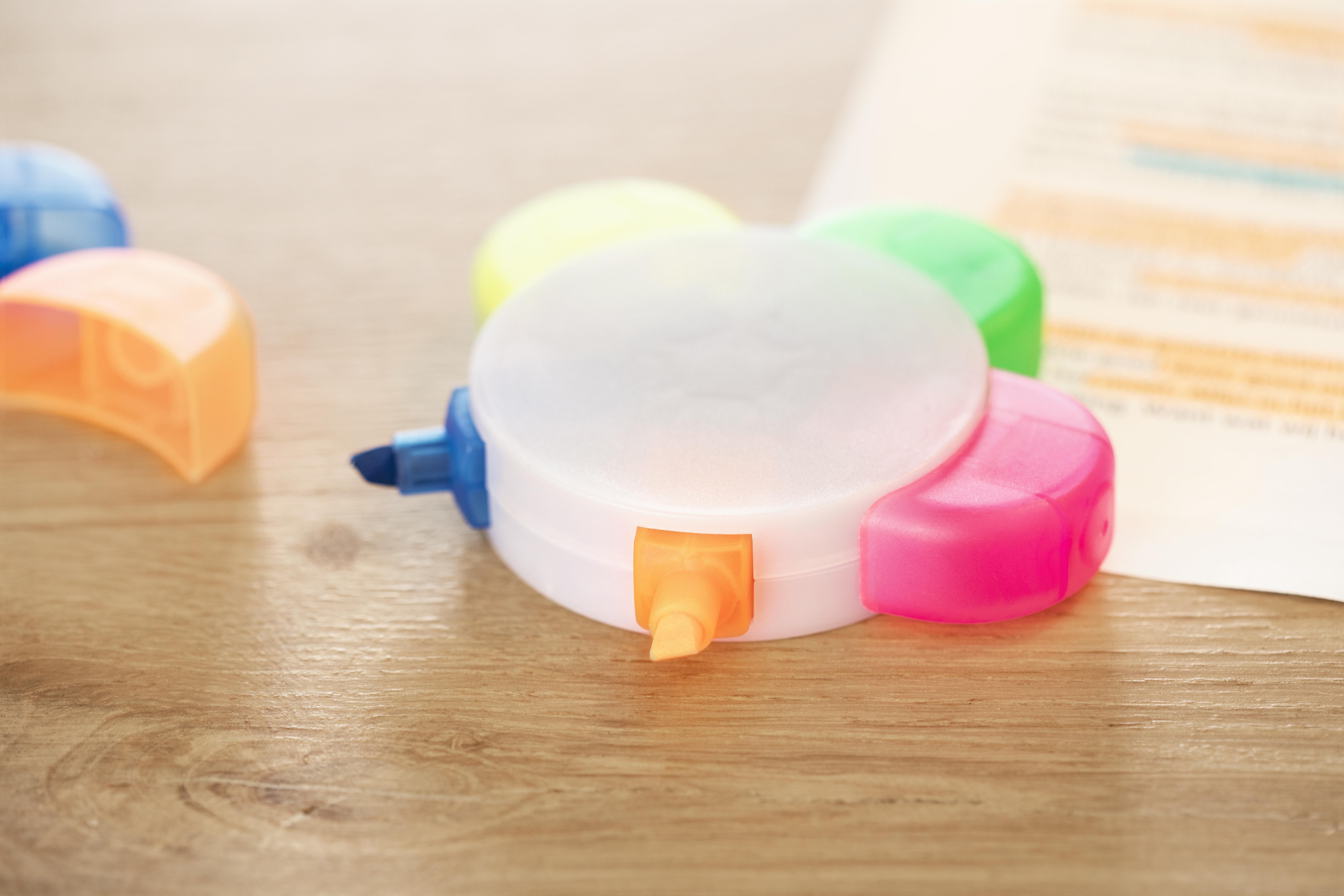 Marcador fluorescente de ABS Brodie