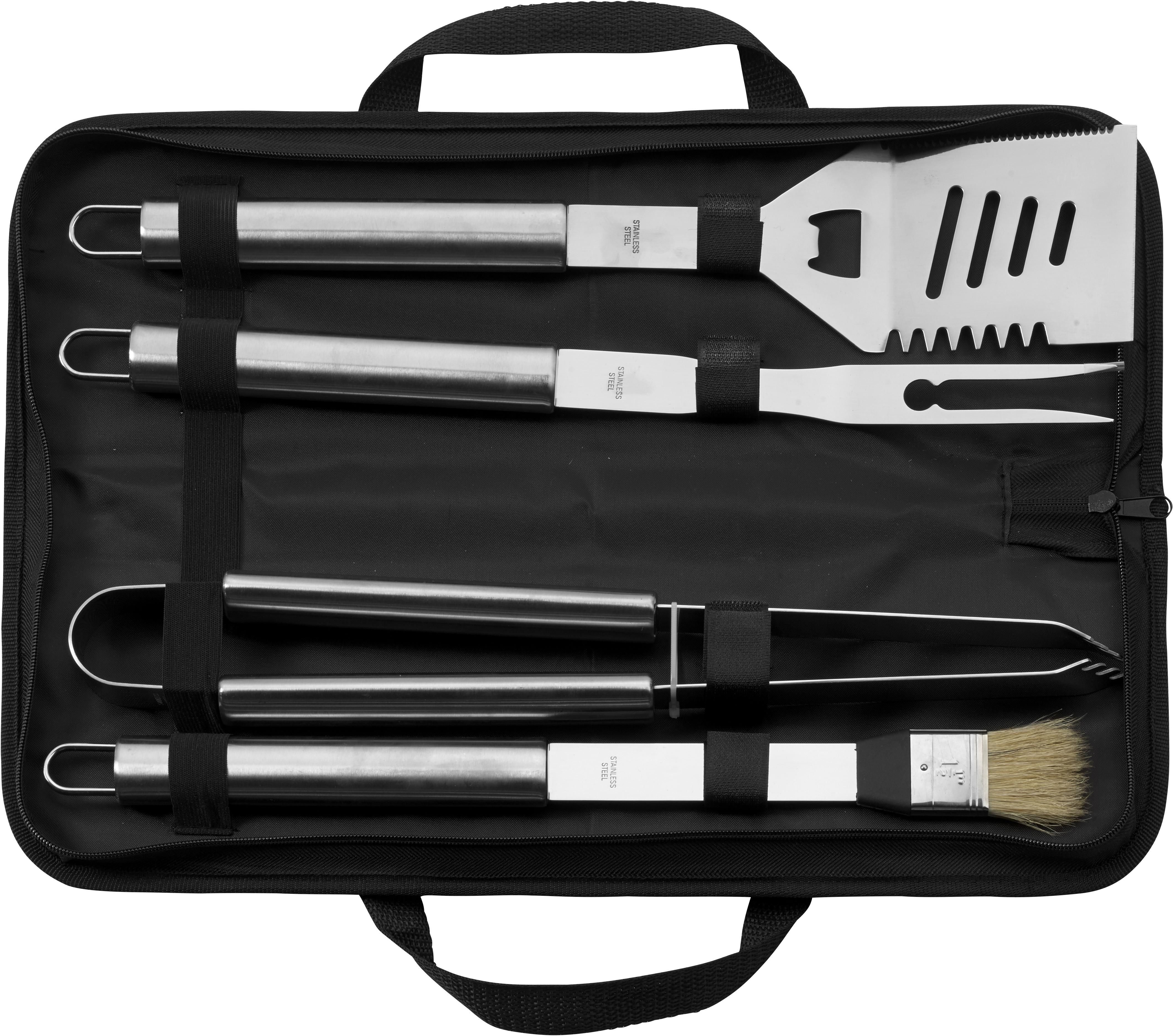 Set de de bbq de acero inox. Silas