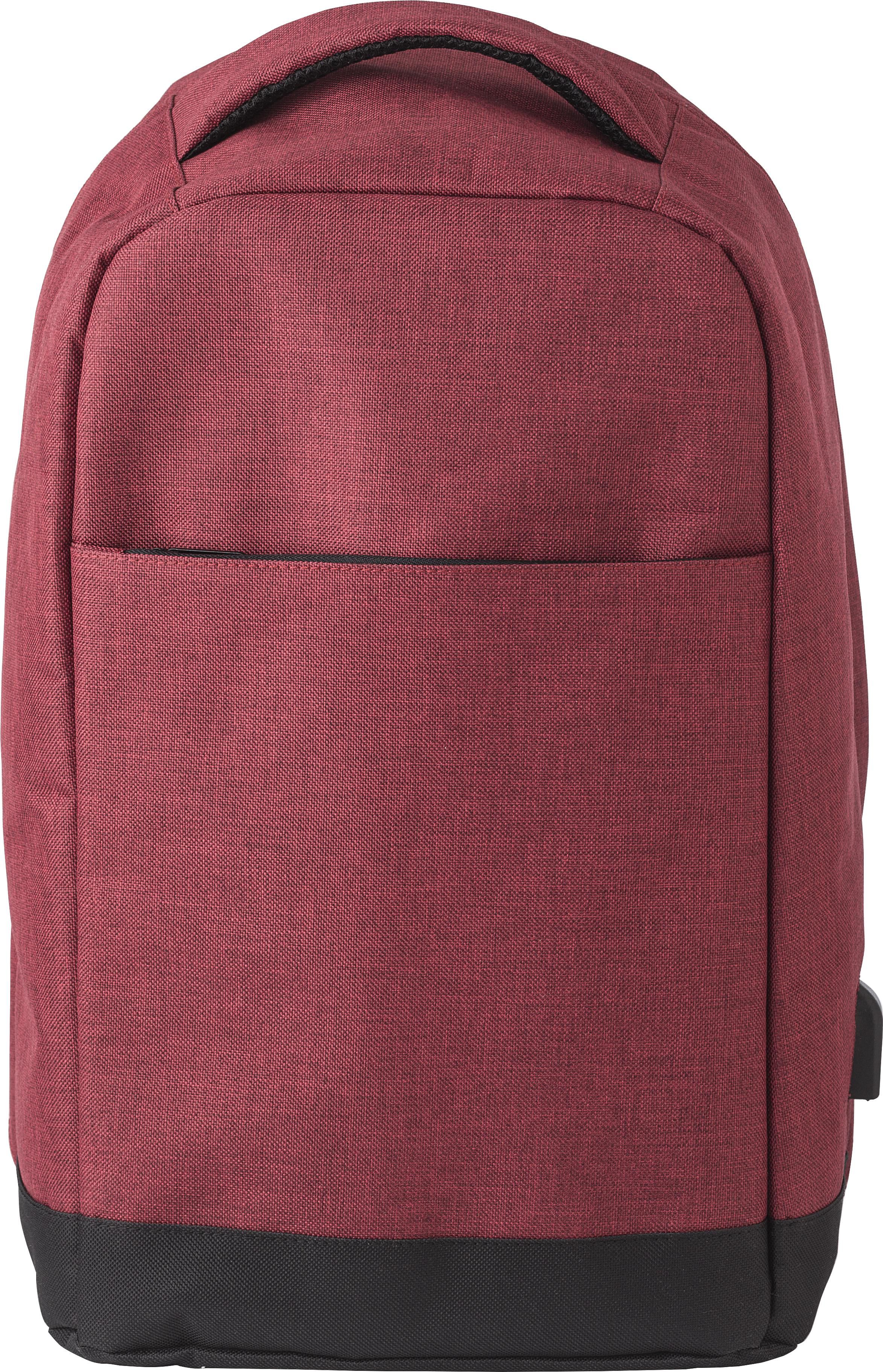 Mochila antirrobo de poliéster para pc Cruz