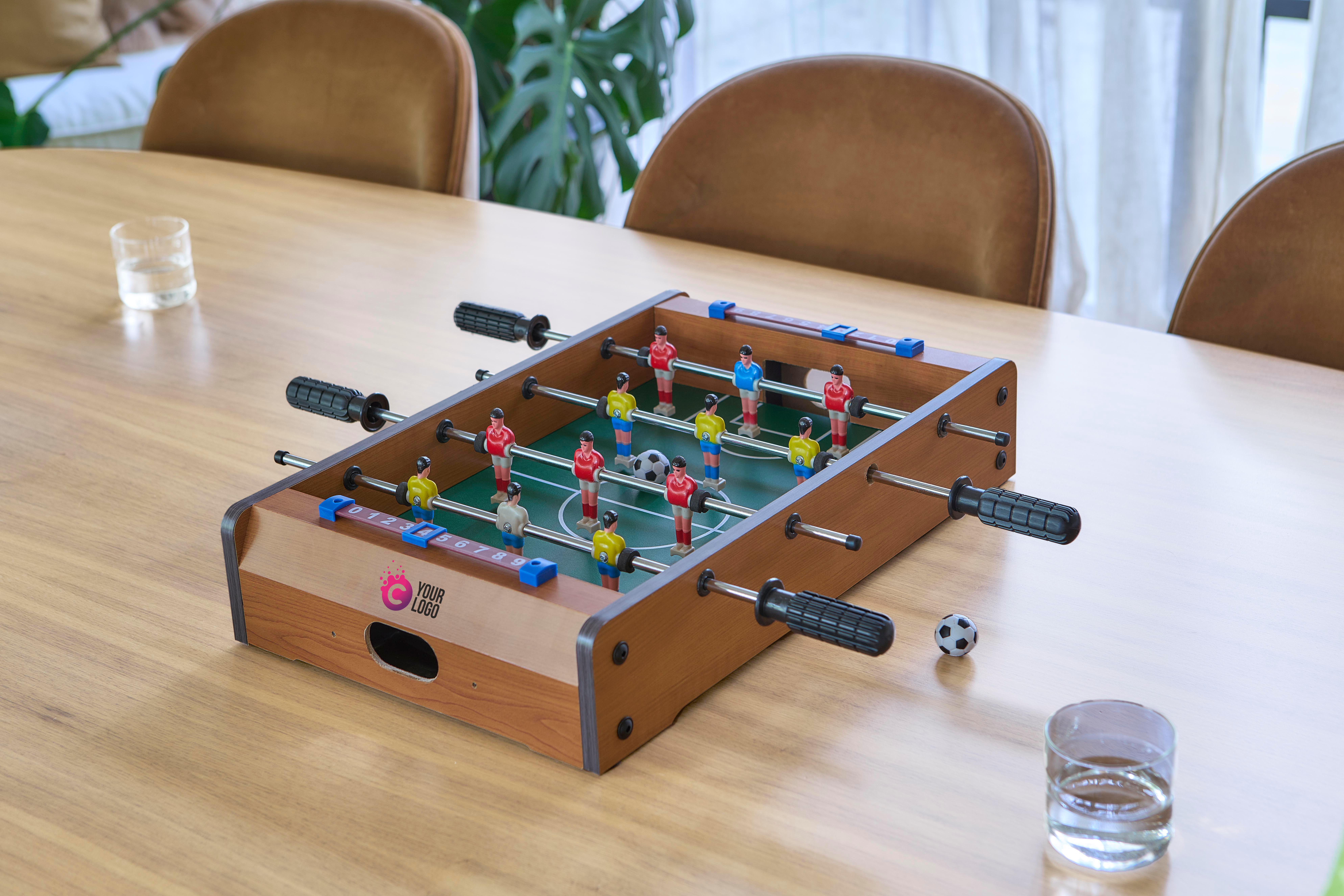 Mini futbolín de madera MDF Alina