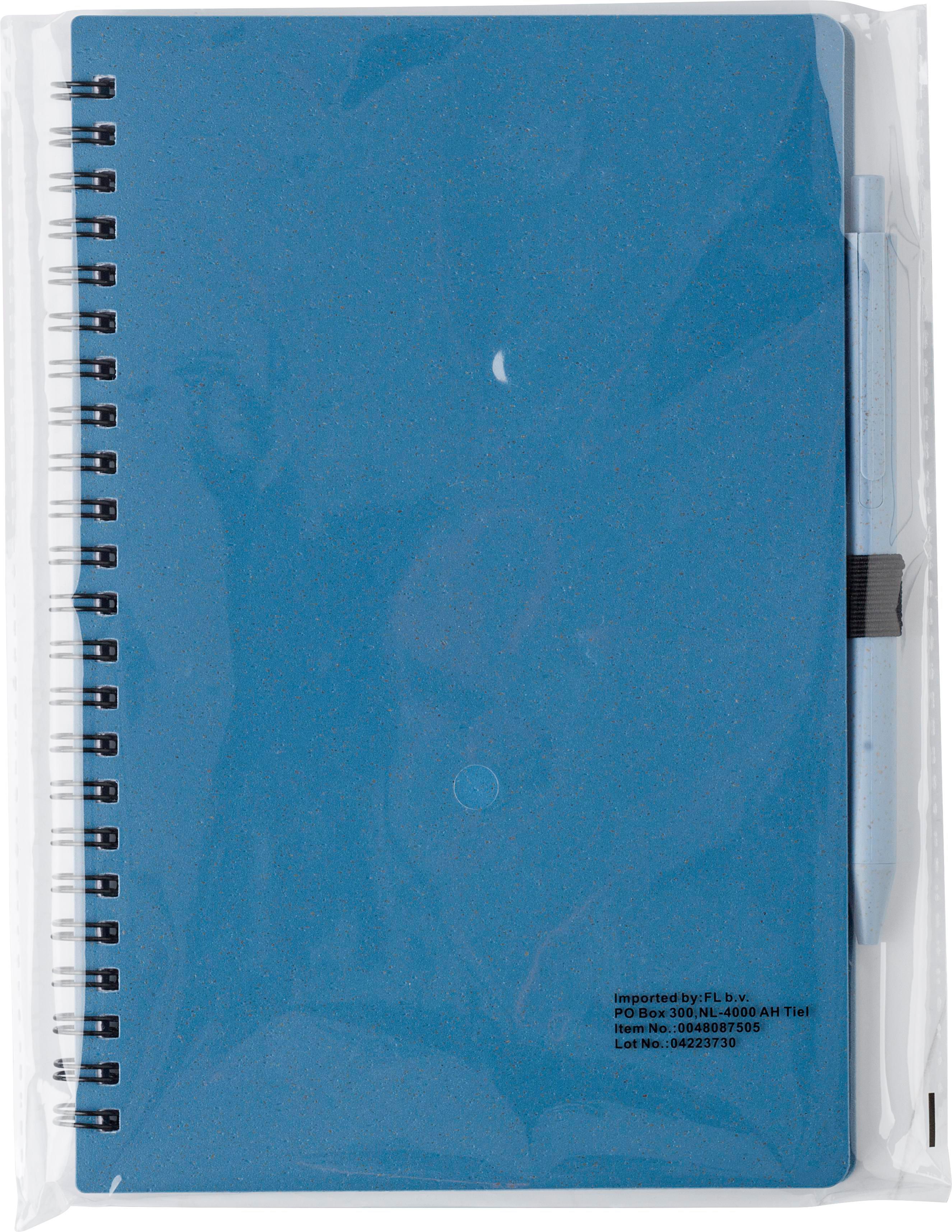 Libreta de paja de trigo Massimo
