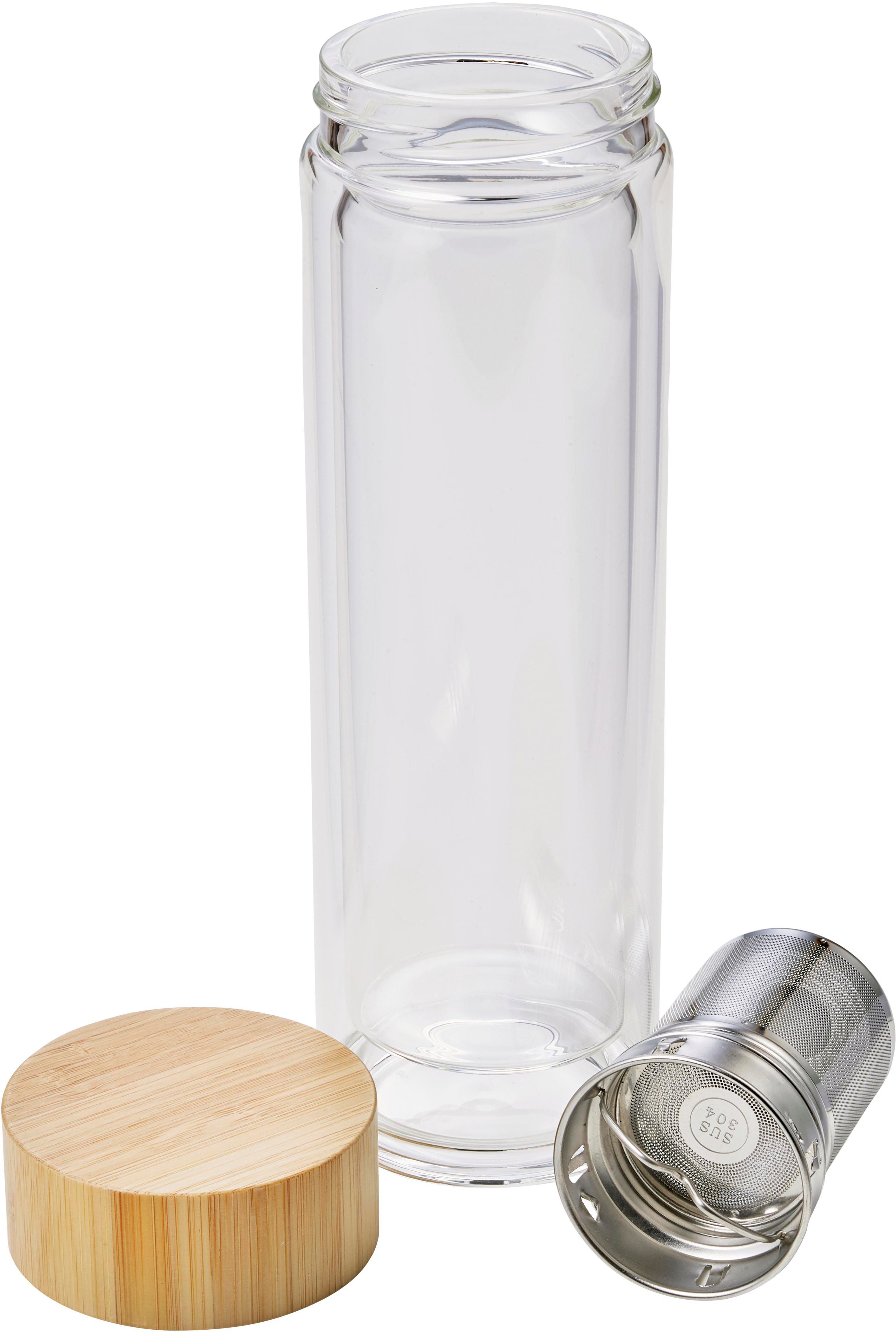 Termo de cristal y bambú Vicente