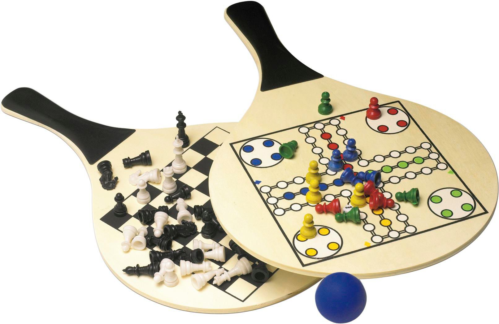 Set de palas de madera y pelota Colby