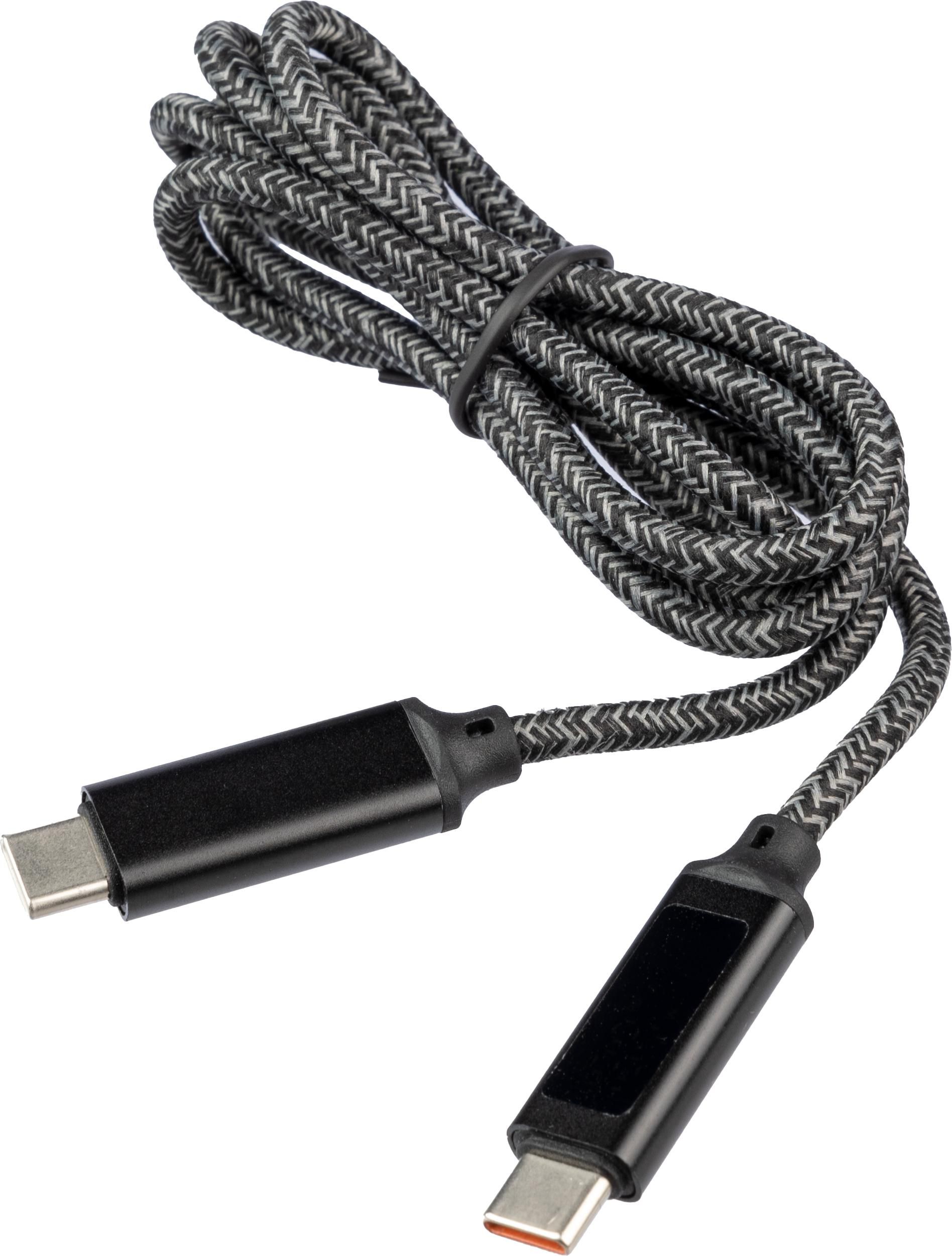 Cable de carga y transferencia 65W de nailon Claudia