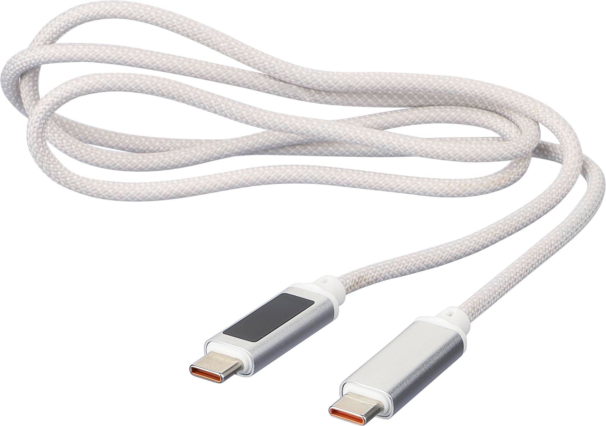 Cable de carga y transferencia 65W de nailon Claudia